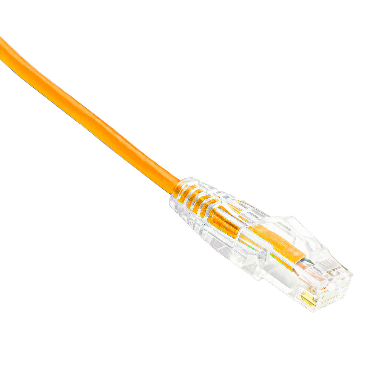 0.5FT Orange Category 6 Slim CM U/UTP 28AWG Patch Cable