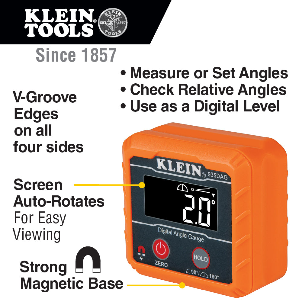 Klein Tools Digital Angle Gauge and Level