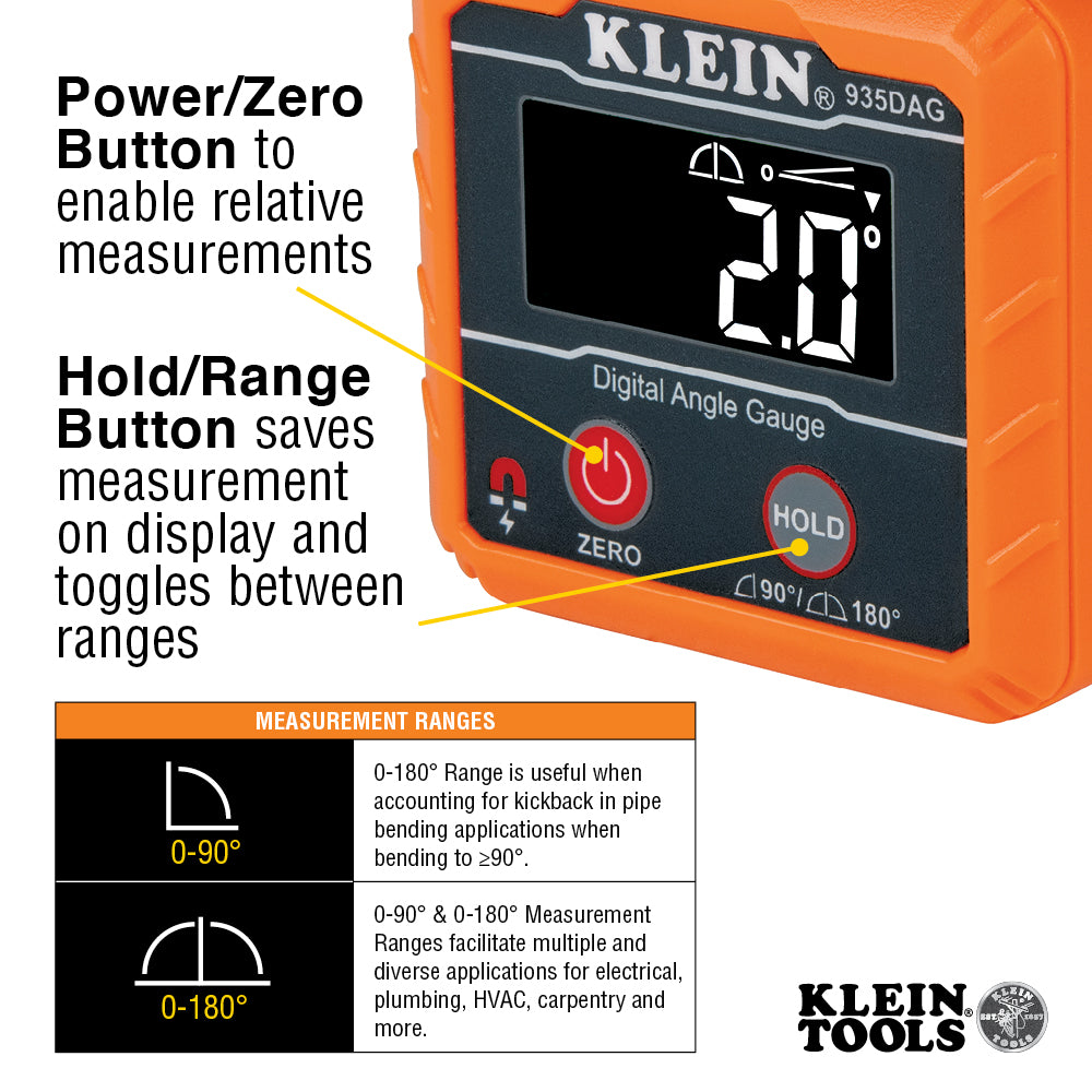 Klein Tools Digital Angle Gauge and Level