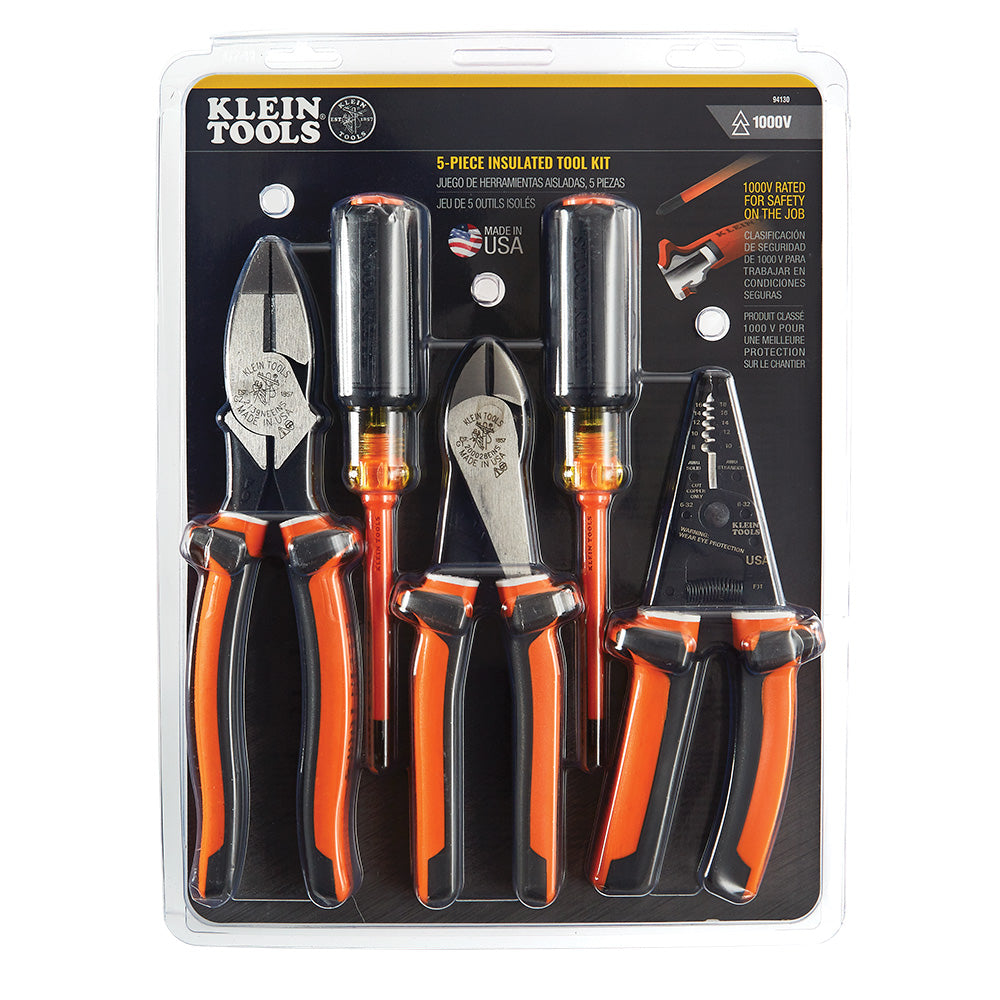 1000V Insulated Tool Kit, 5-Piece - Klein Tools