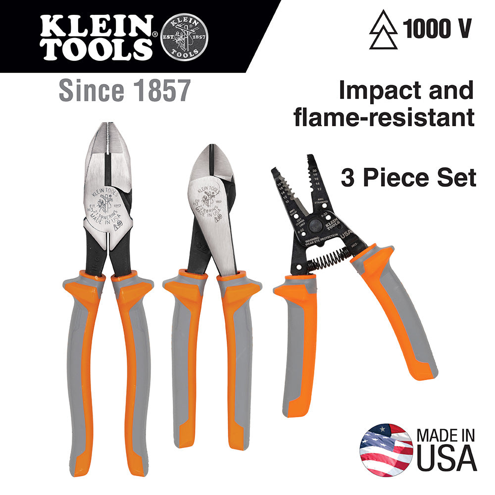 Klein Tools 3 Piece Insulated Kit