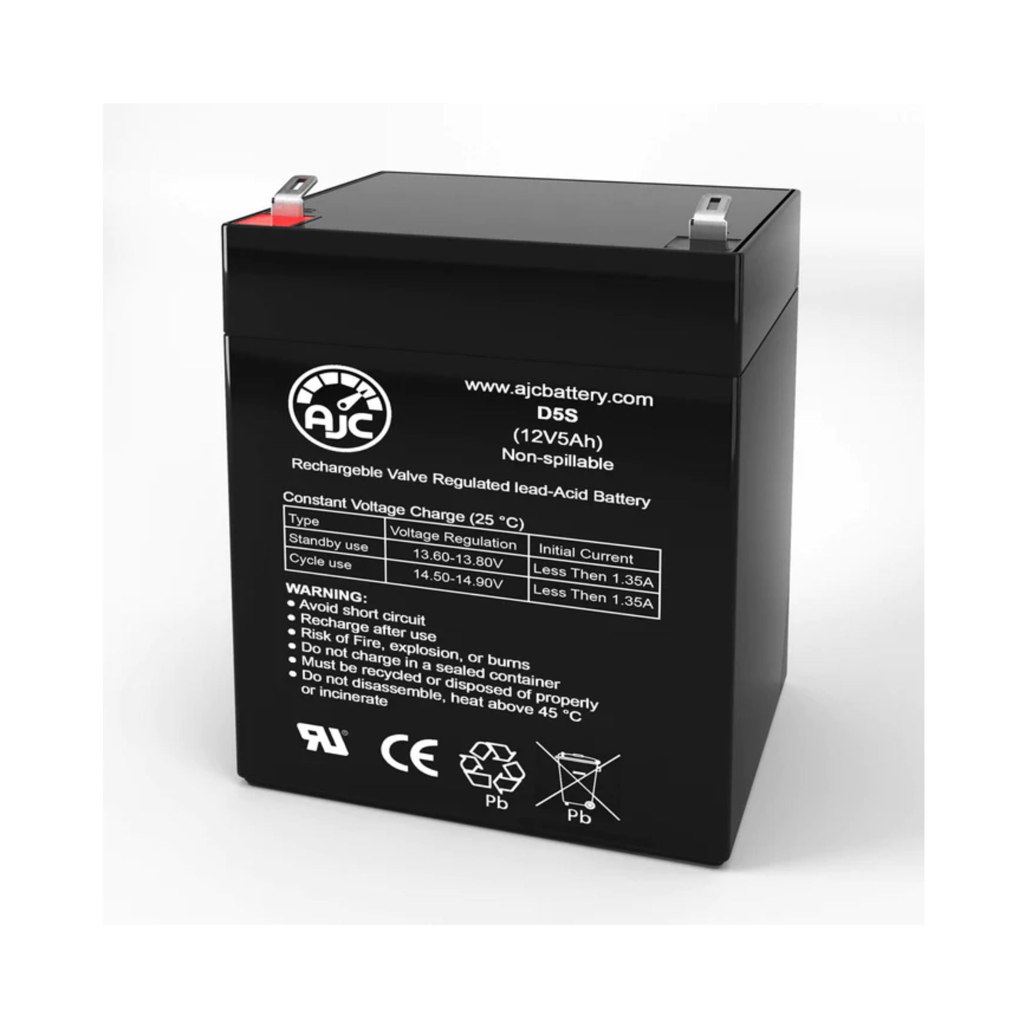 UPG Batteries Seal Lead Acid Battery 12 Volt 5 AH T1 Terminal Network