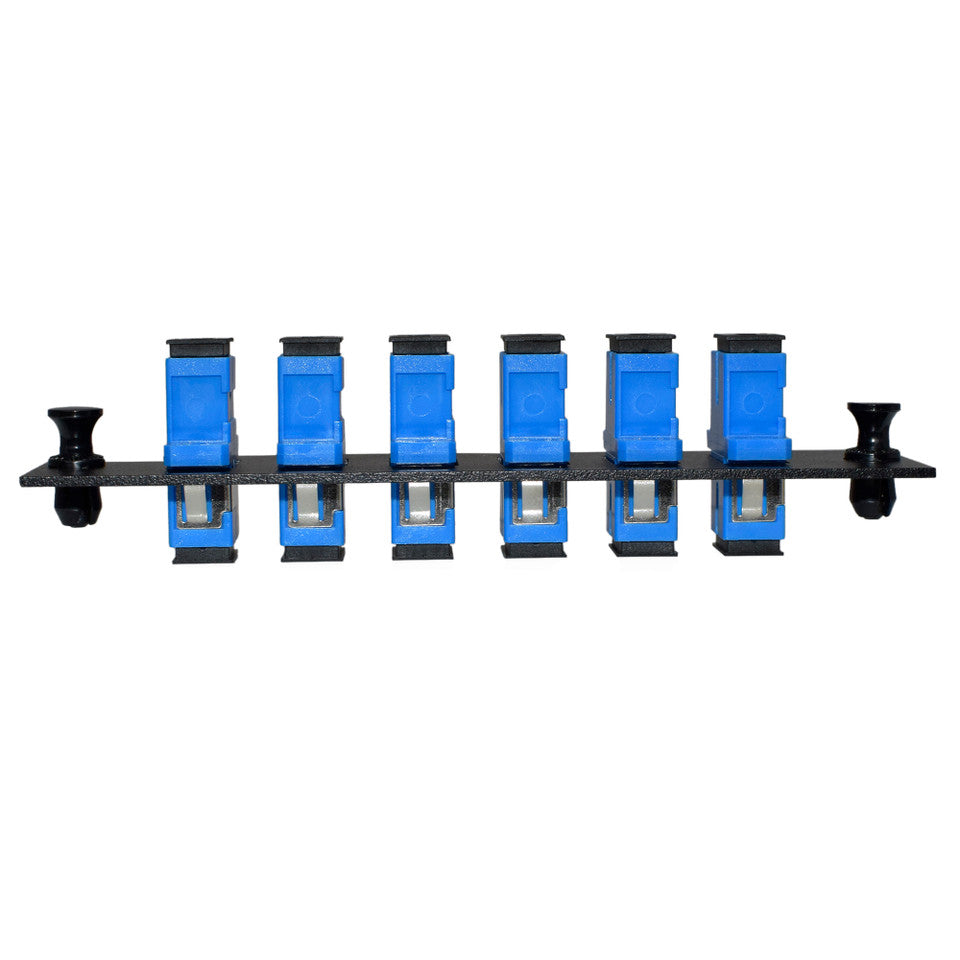 Weltron Loaded SC/SC Simplex Fiber Panel