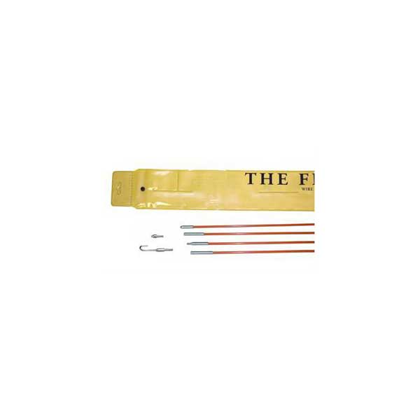 Bes Set of Four 3' 3/16" Steel Rods in Pouch