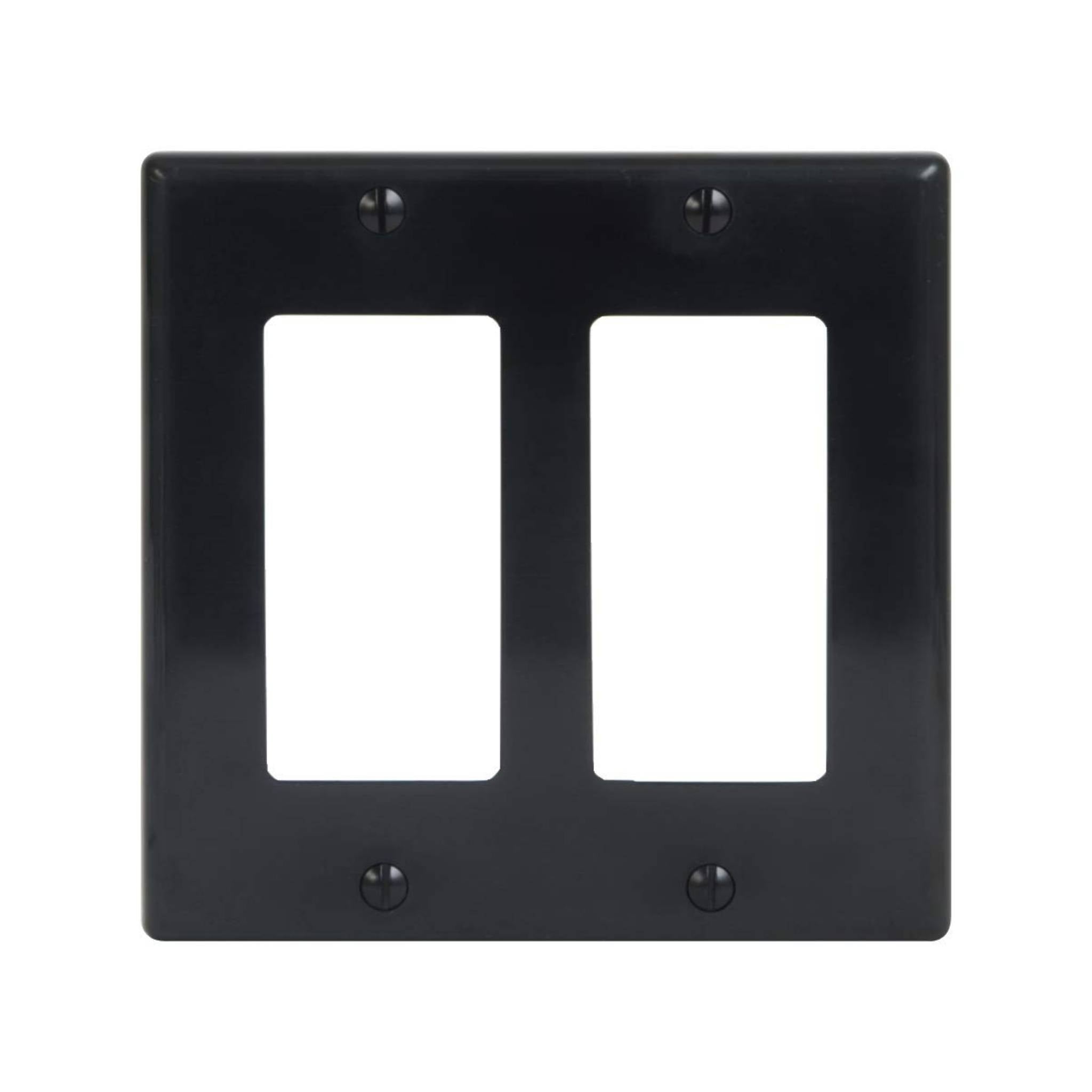 ICC Decorex Faceplate With Two Insert Spaces Double Gang