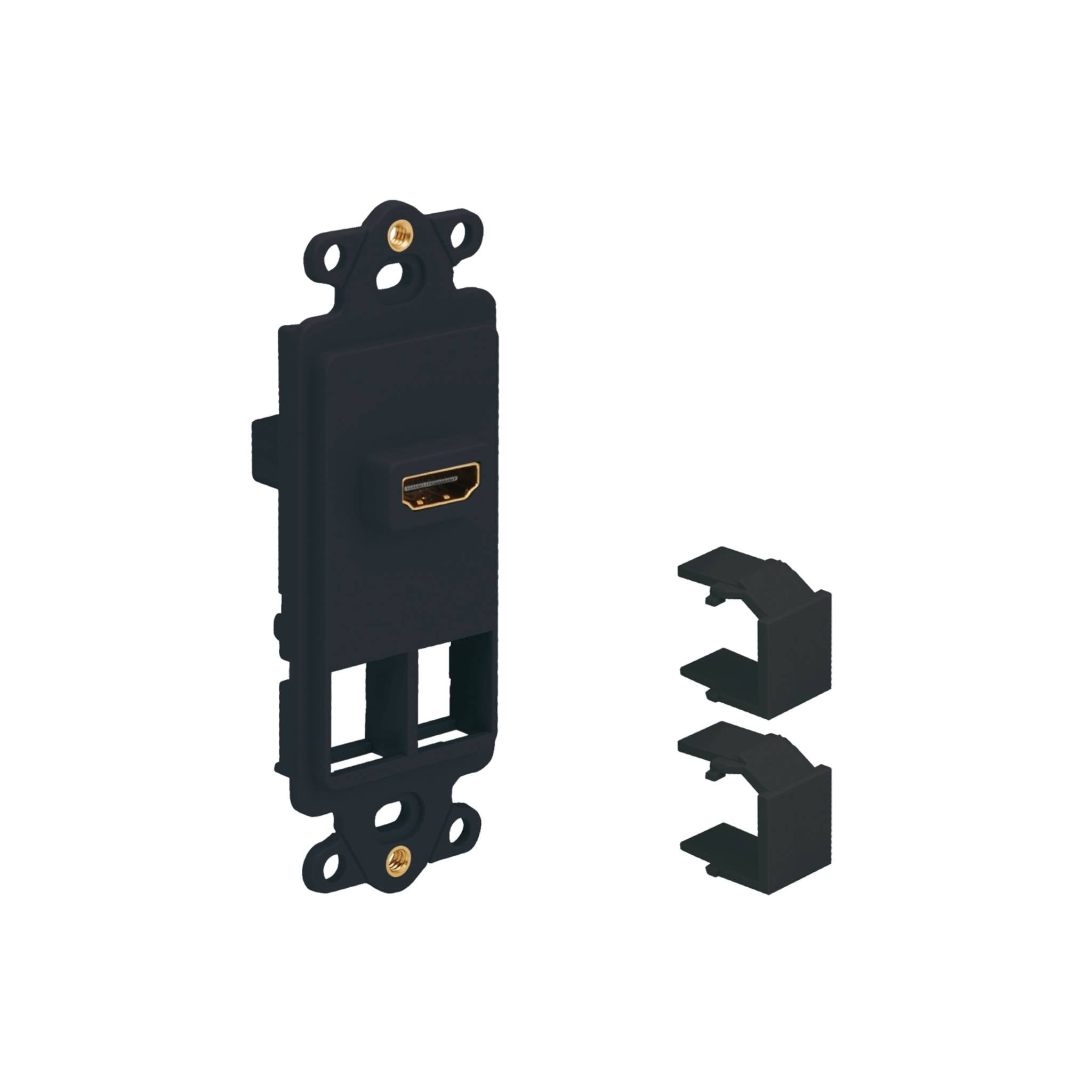 ICC Decorex Insert With One HDMI Connector And Two Ports For HD Style Jacks