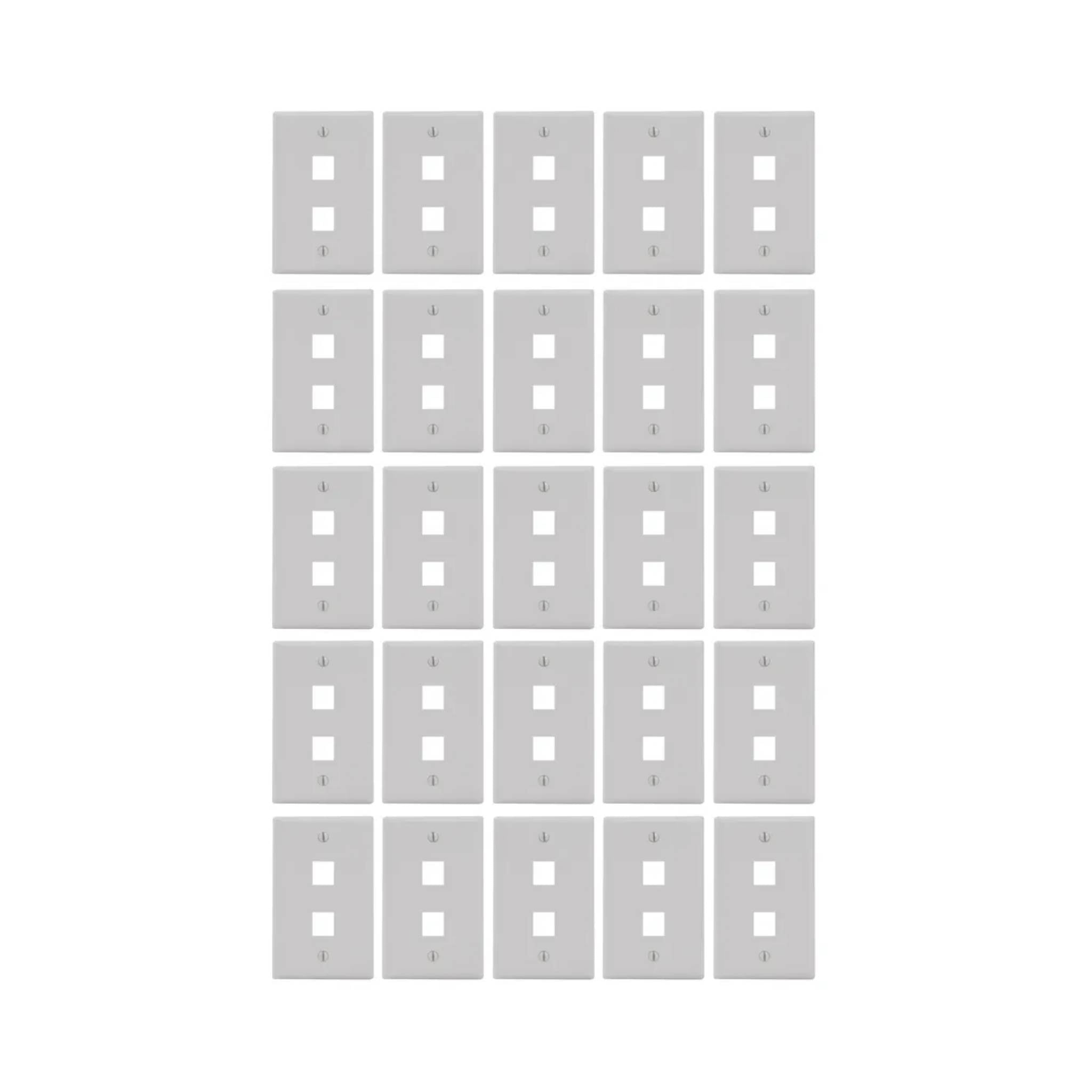 ICC WallPlate White 25 Pack