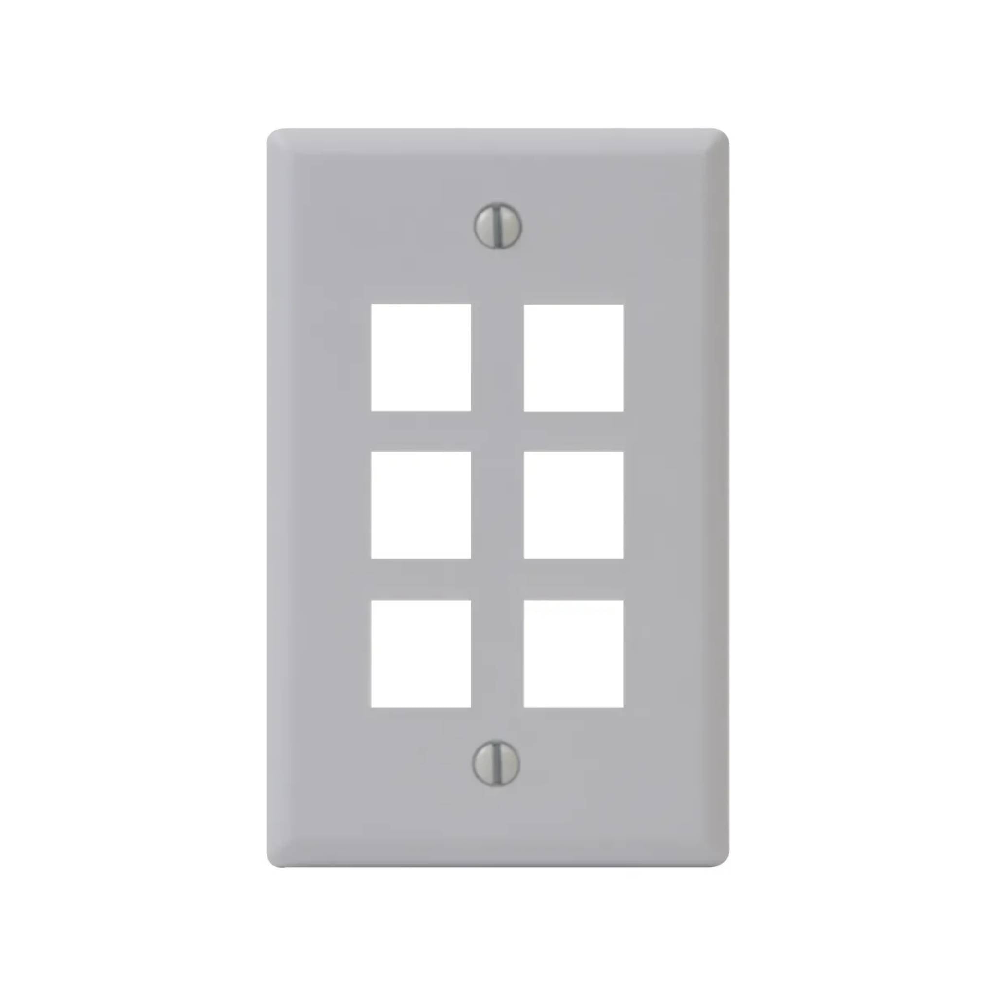 ICC Classic Oversized Faceplate For EZ/HD Style Double Gang