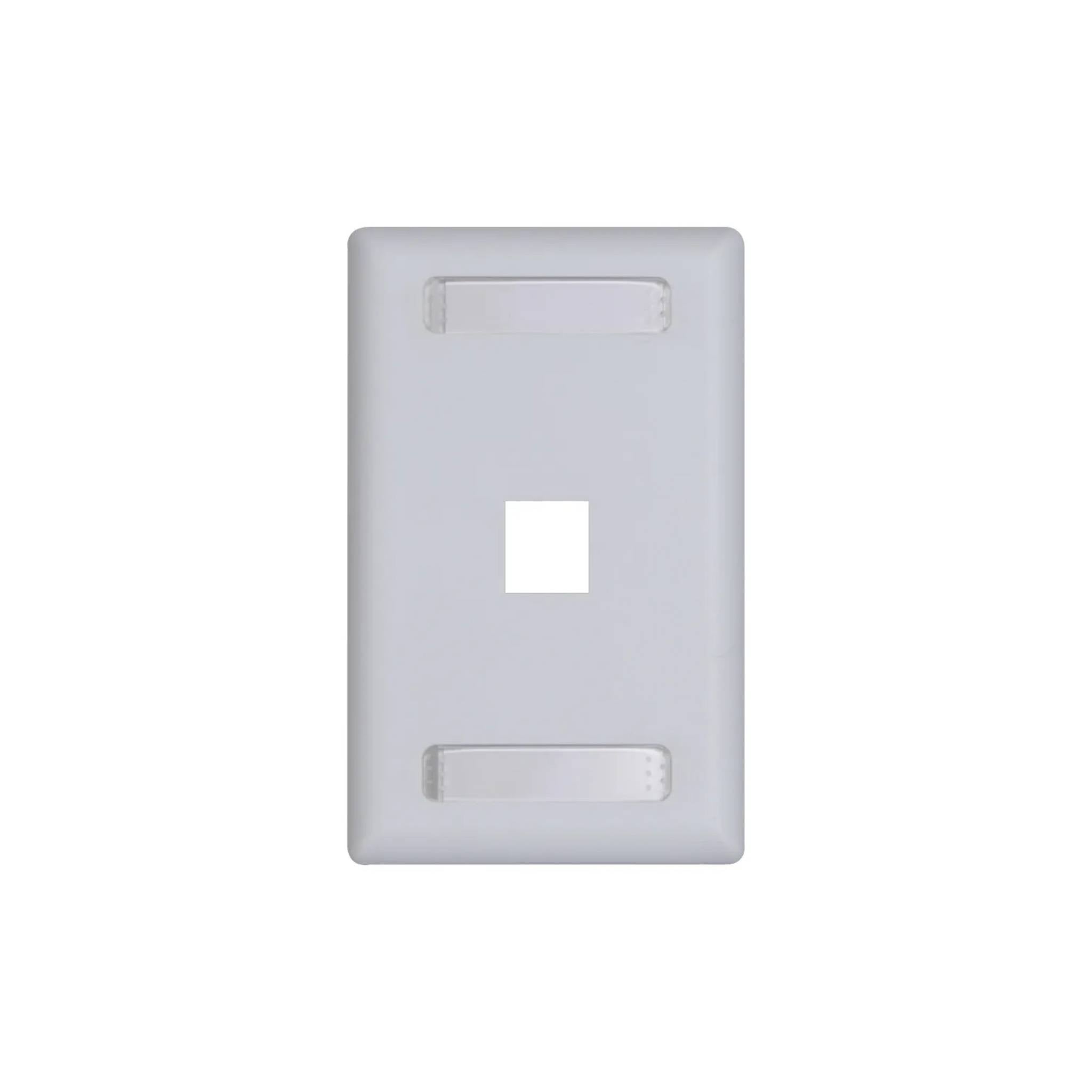 ICC Station ID Faceplate With EZ/HD Style Single Gang