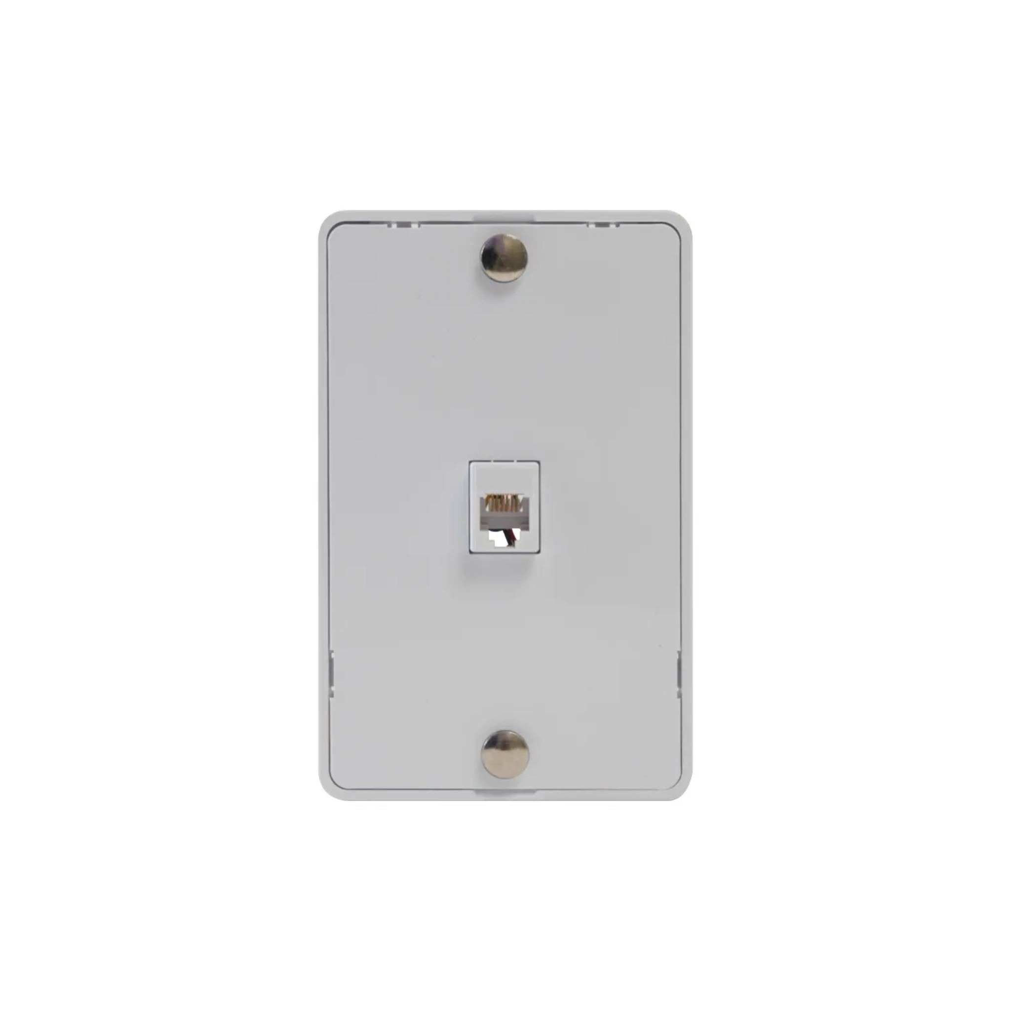 ICC Wall Plate Telephone, 6P6C White
