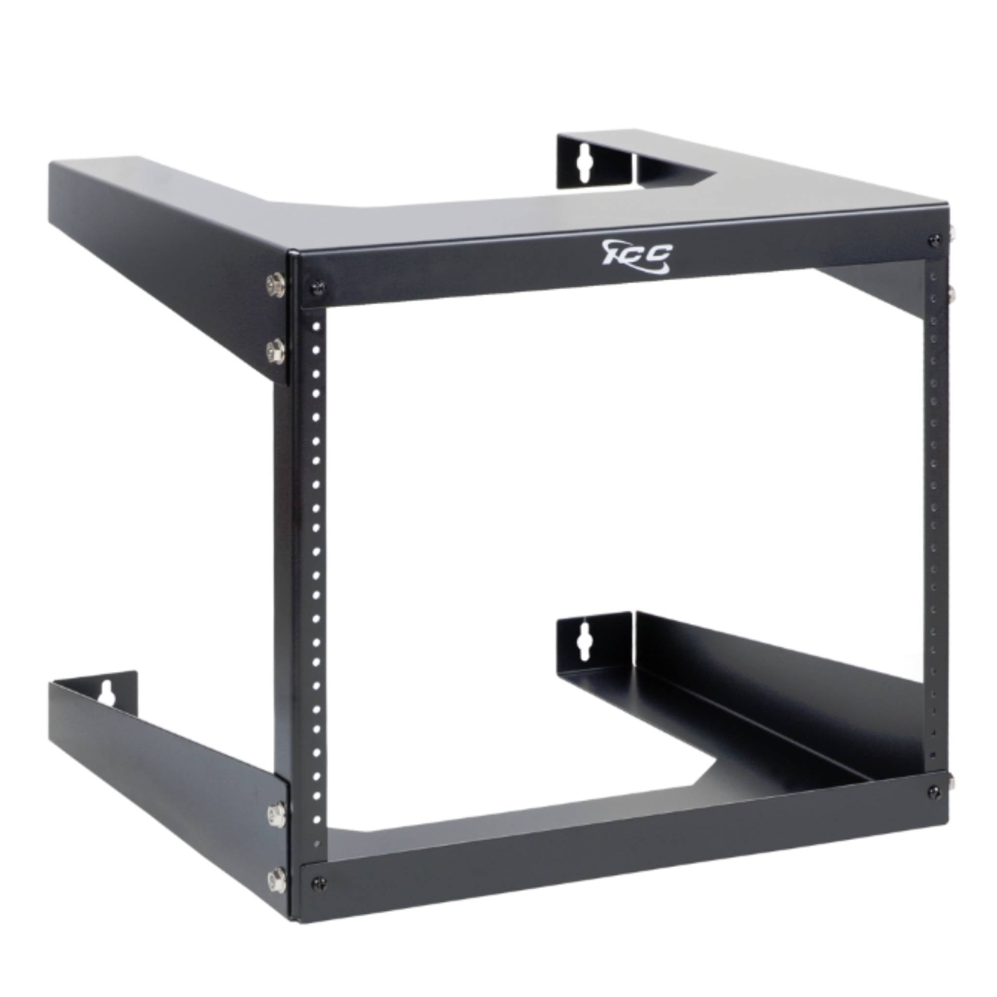ICC Wall Mount Open Rack With 18" Depth And 8 RMS
