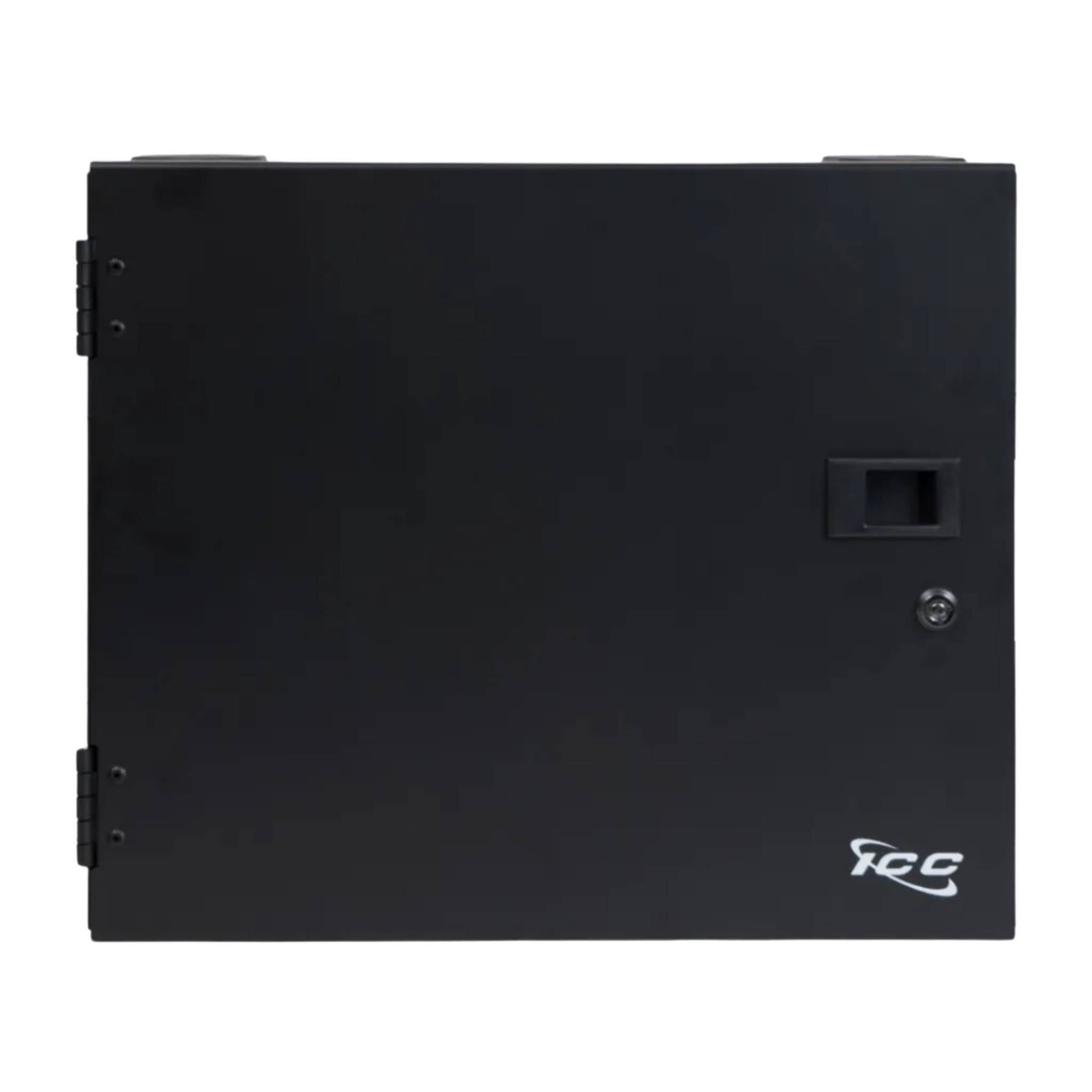 ICC HD Fiber Optic Wall Mount Enclosure with 4 Slots for Adapter Panels or Cassettes
