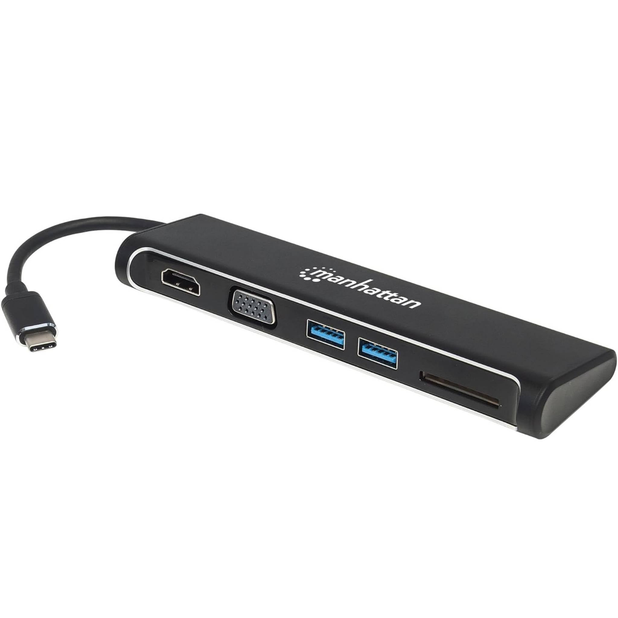Manhattan SuperSpeed USB-C to HDMI/VGA 4-in-1 Docking Converter