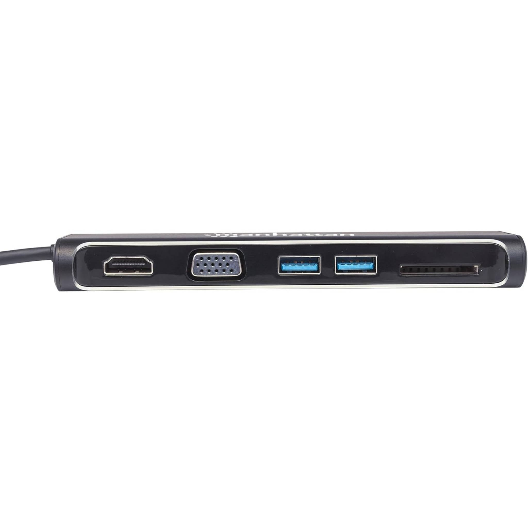 Manhattan SuperSpeed USB-C to HDMI/VGA 4-in-1 Docking Converter