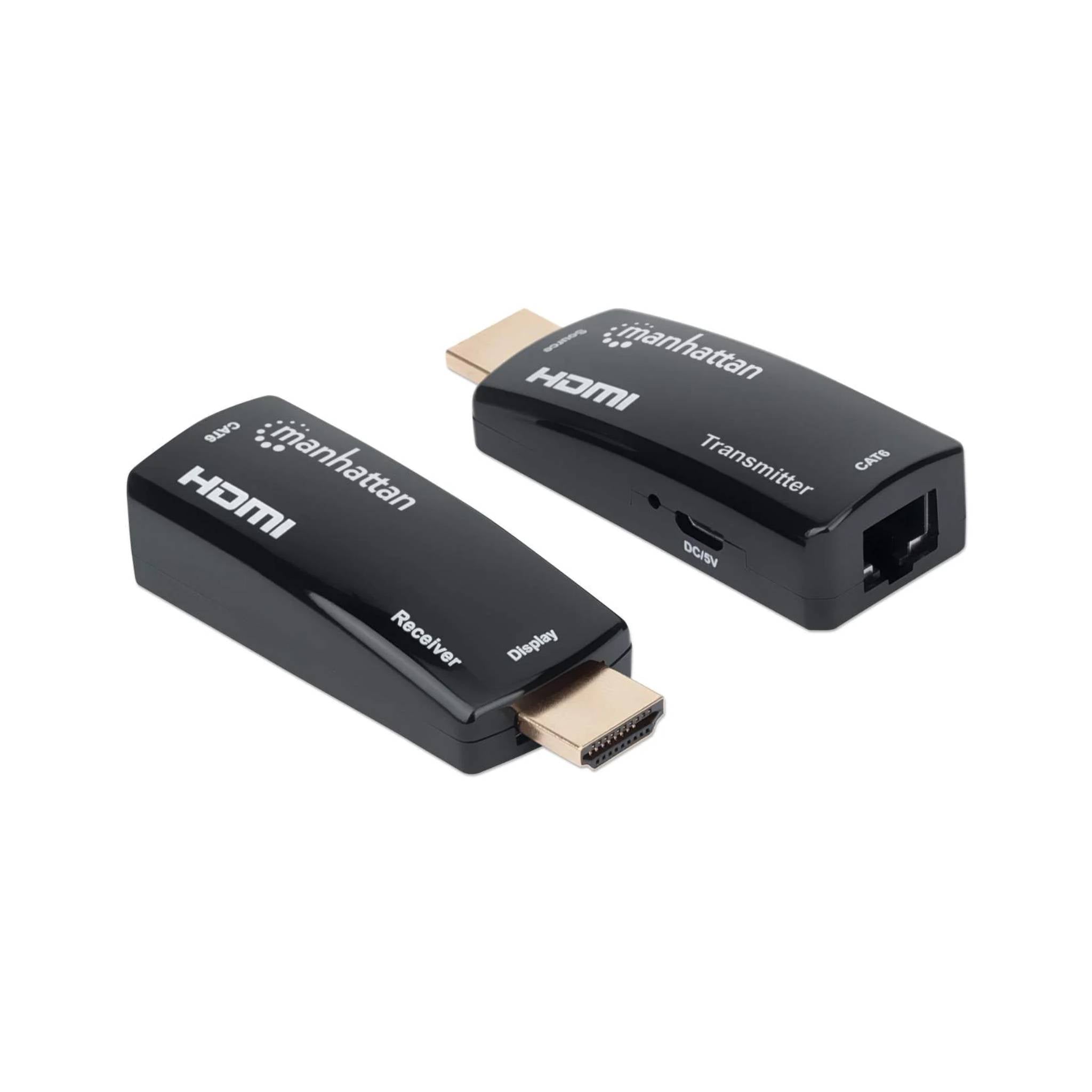 Manhattan 1080p Compact HDMI over Ethernet Extender Kit