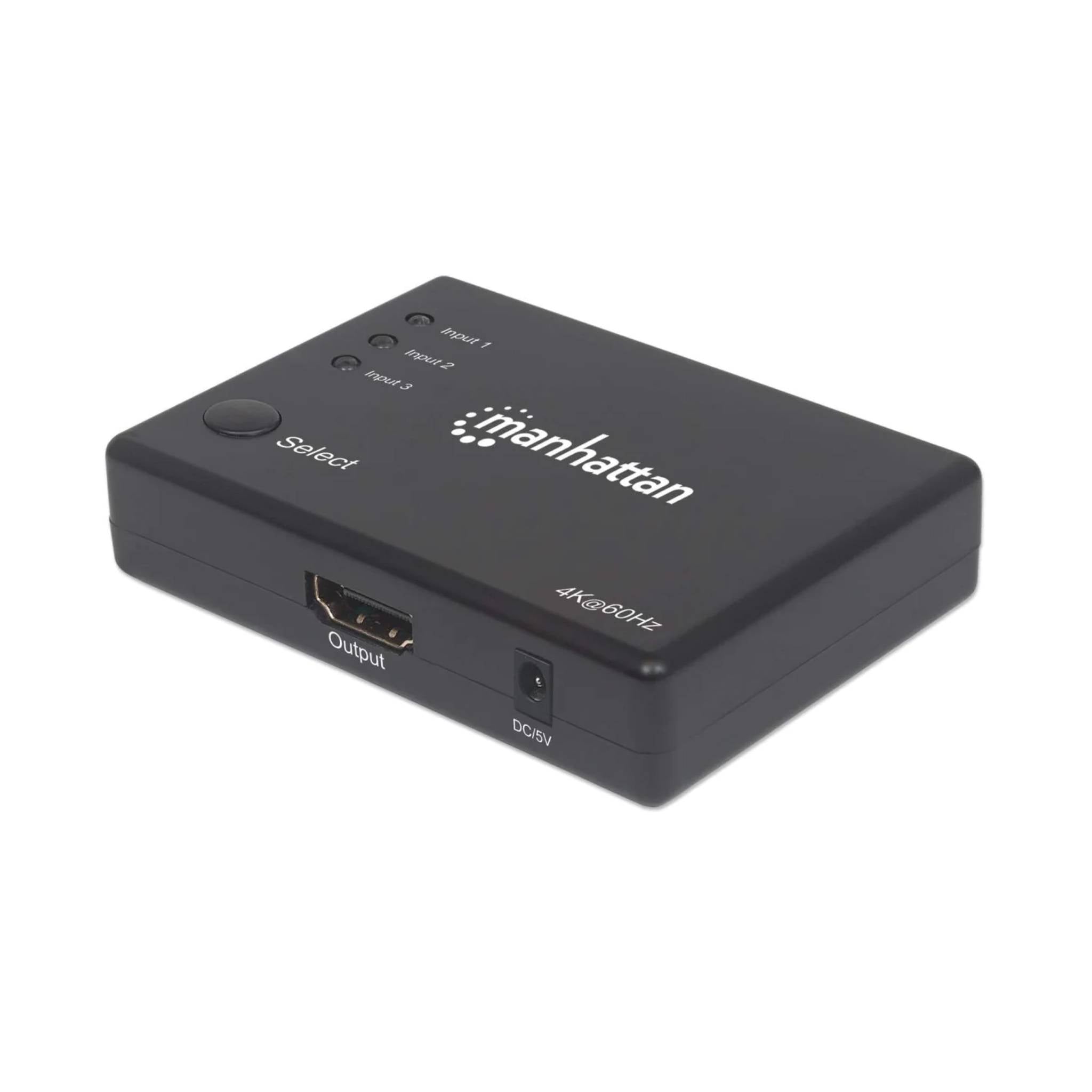 Manhattan 4K Compact 3-Port HDMI Switch