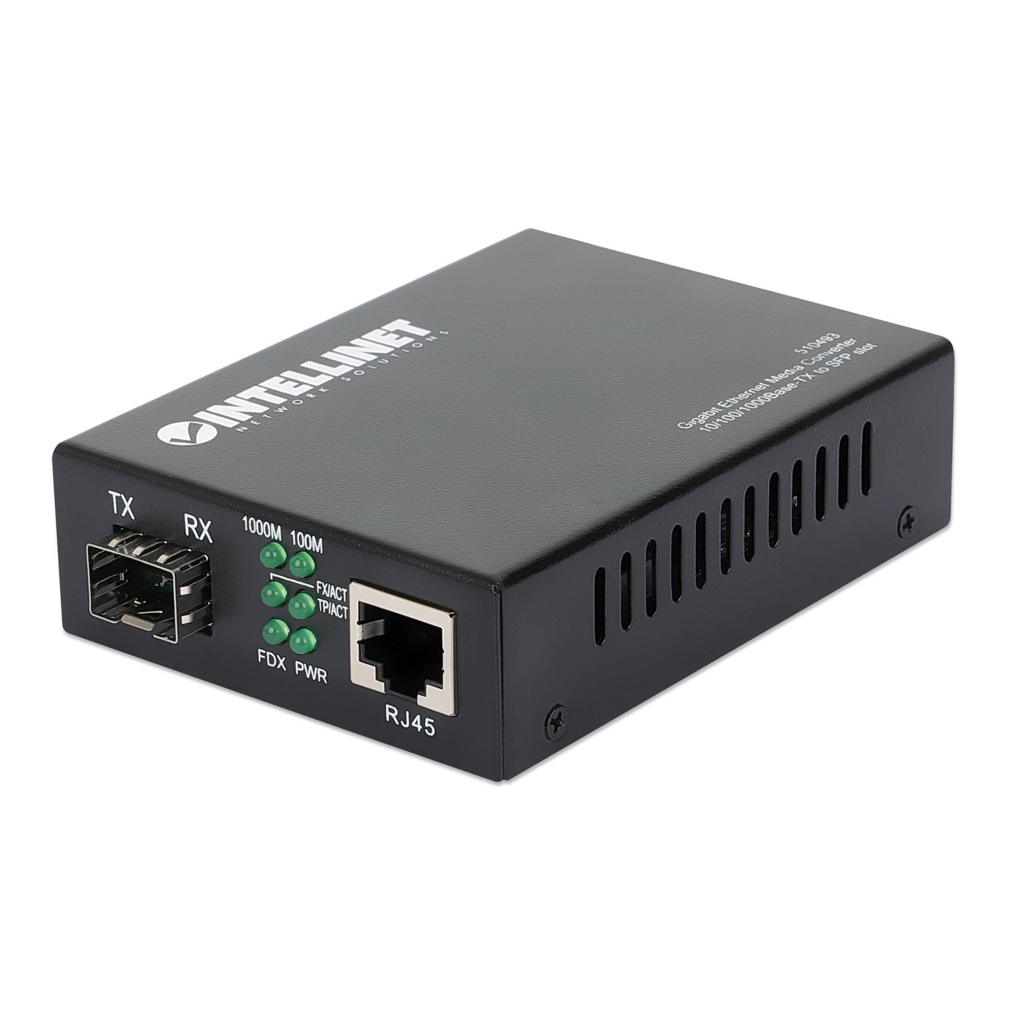 Intellinet Gigabit Ethernet to SFP Media Converter