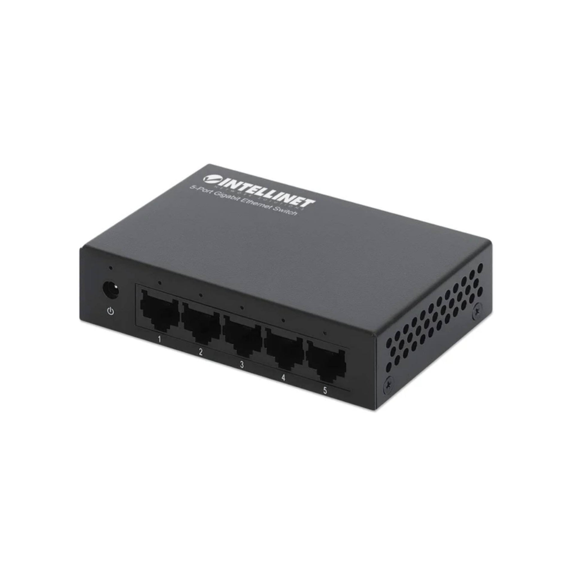 Intellinet Switch Gigabit Ethernet Poe+ 5 Porte con Porta SFP Intellinet Switch Gigabit Ethernet Poe+ 5 Porte con Porta SFP