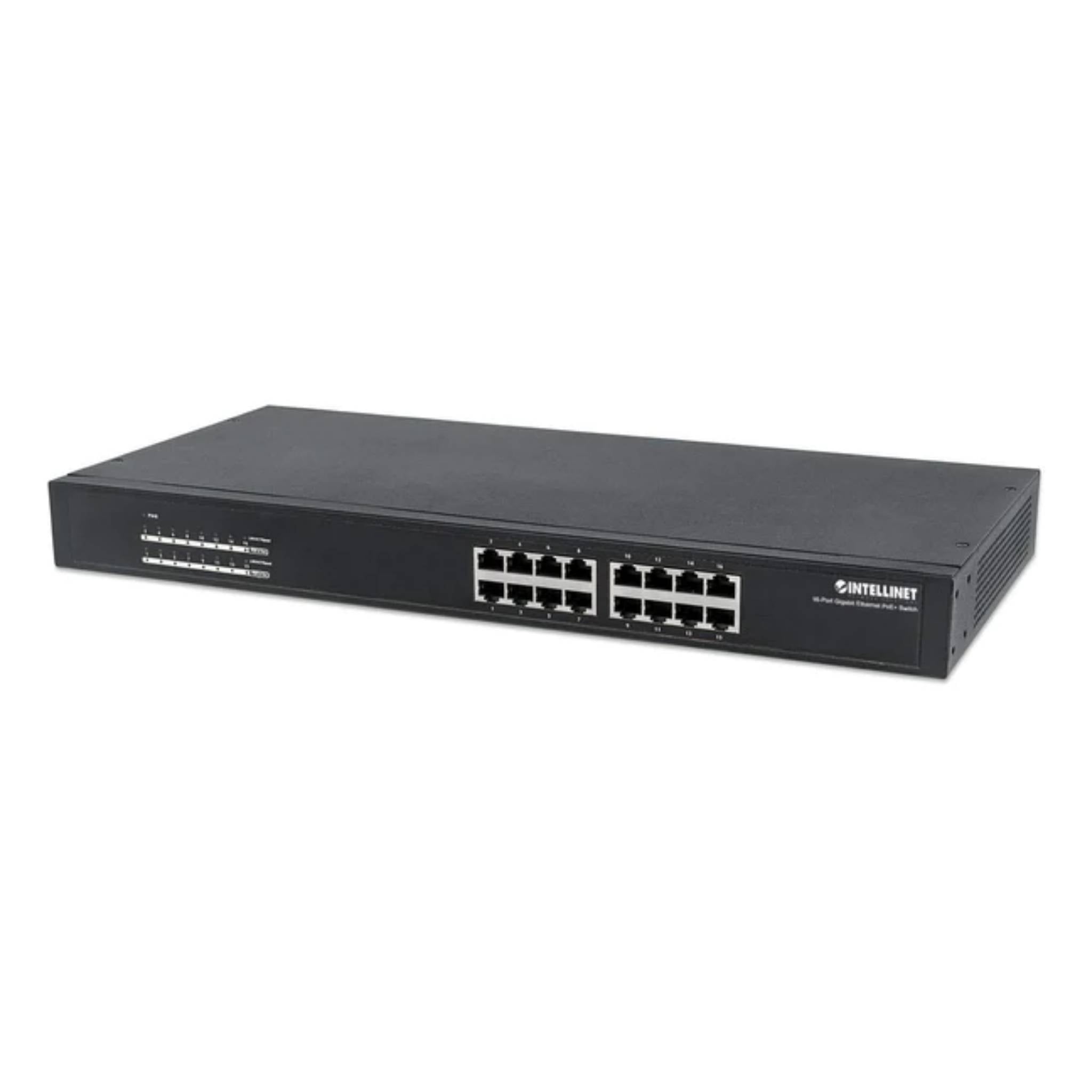 Intellinet 16-Port Gigabit Ethernet PoE+ Switch