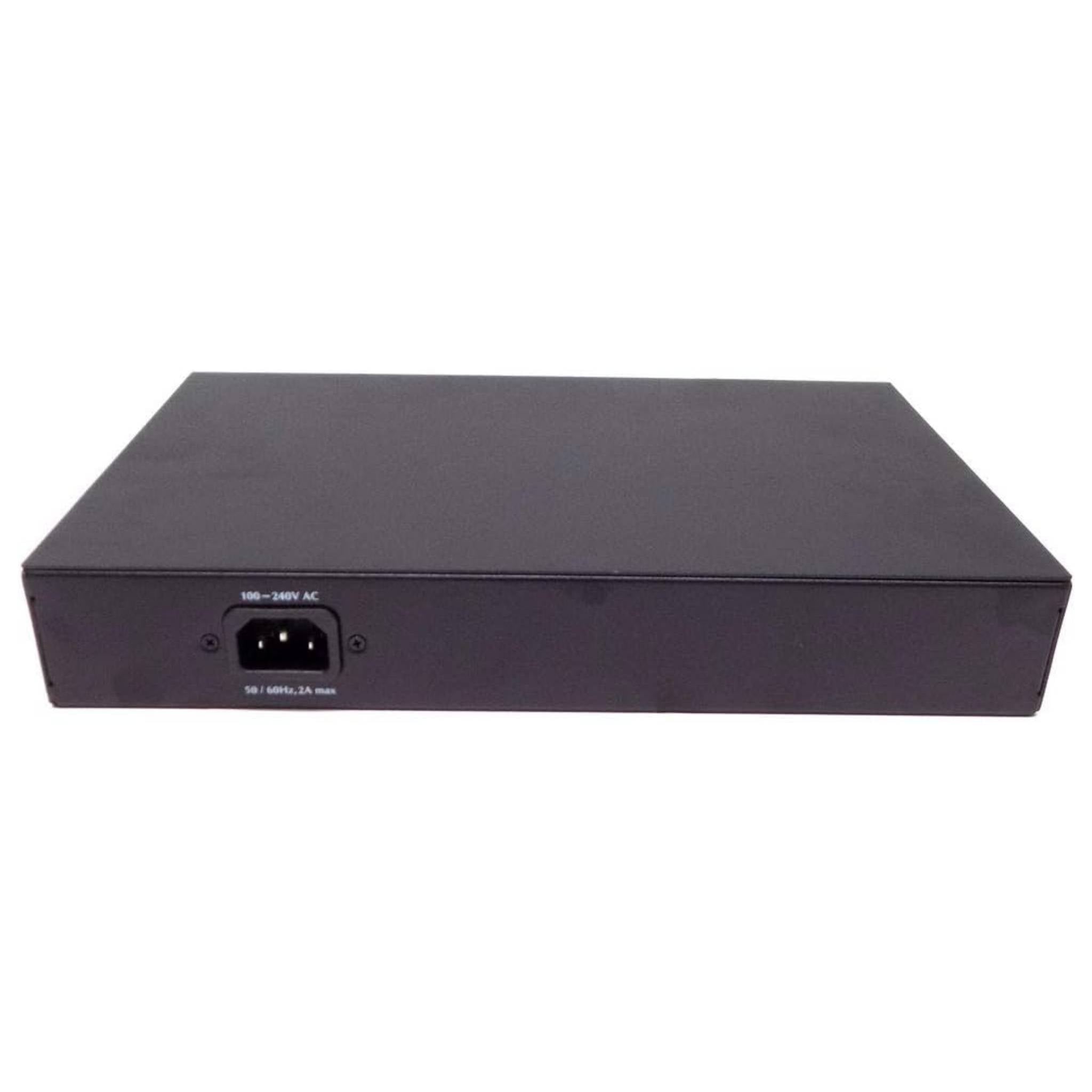 Intellinet 8-Port Fast Ethernet POE+ Switch with 4 POE Ports and 4 Standard Ports in Rack-Mount Design