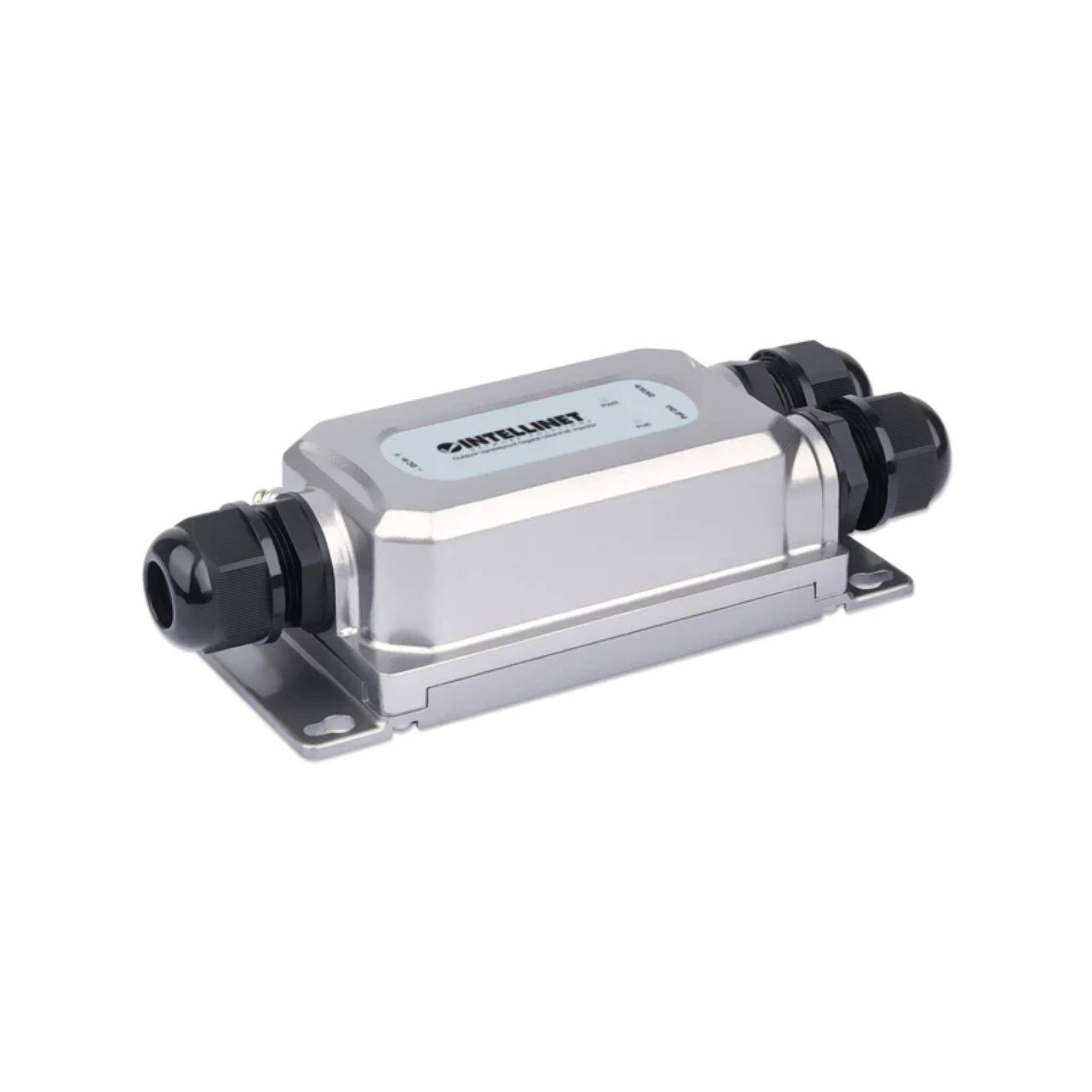 Intellinet High-Power Outdoor POE Injector: 60W, One-Port Metal Housing for Enhanced Connectivity and Durability