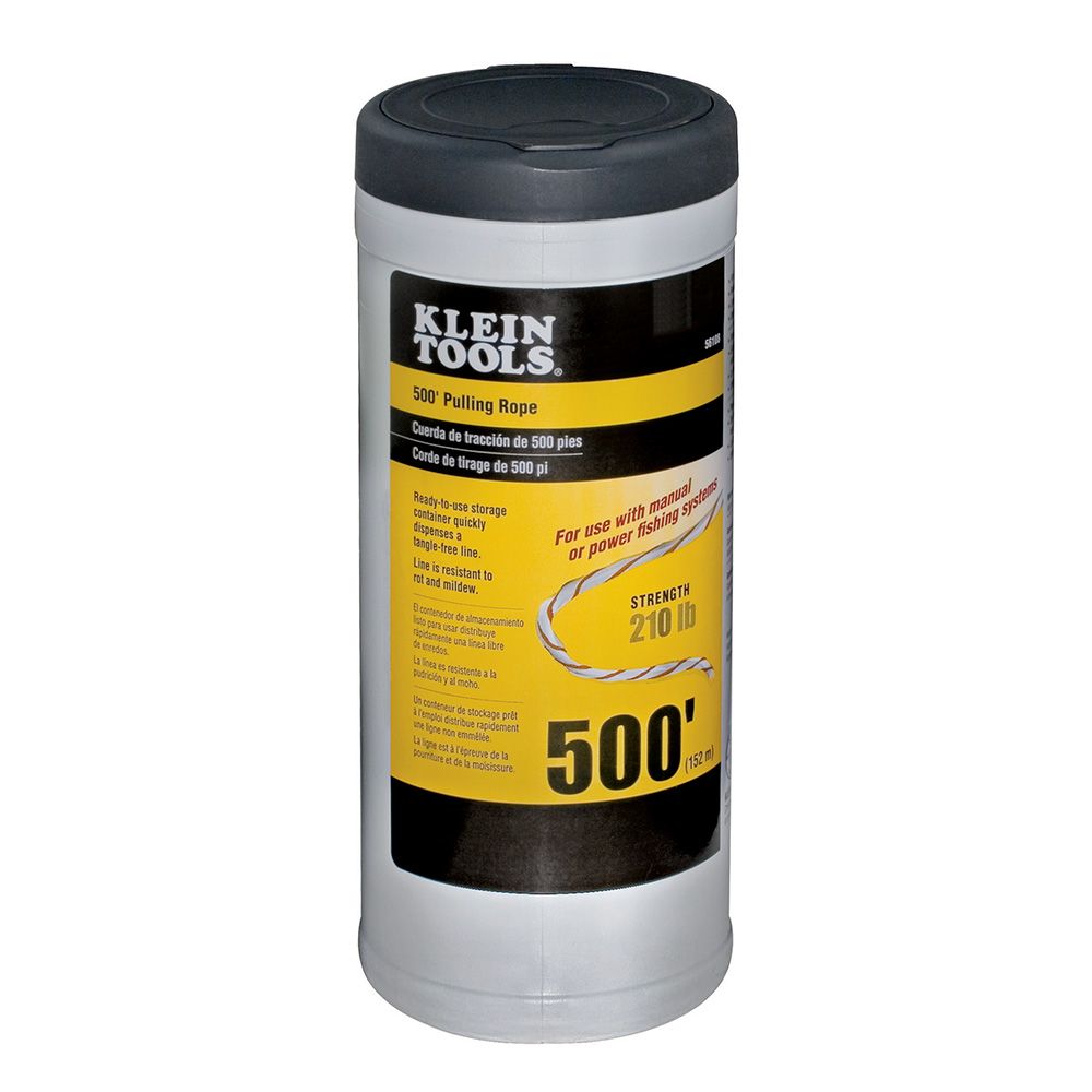 Klein Tools Poly Pull Line with Orange Tracer 500-Feet