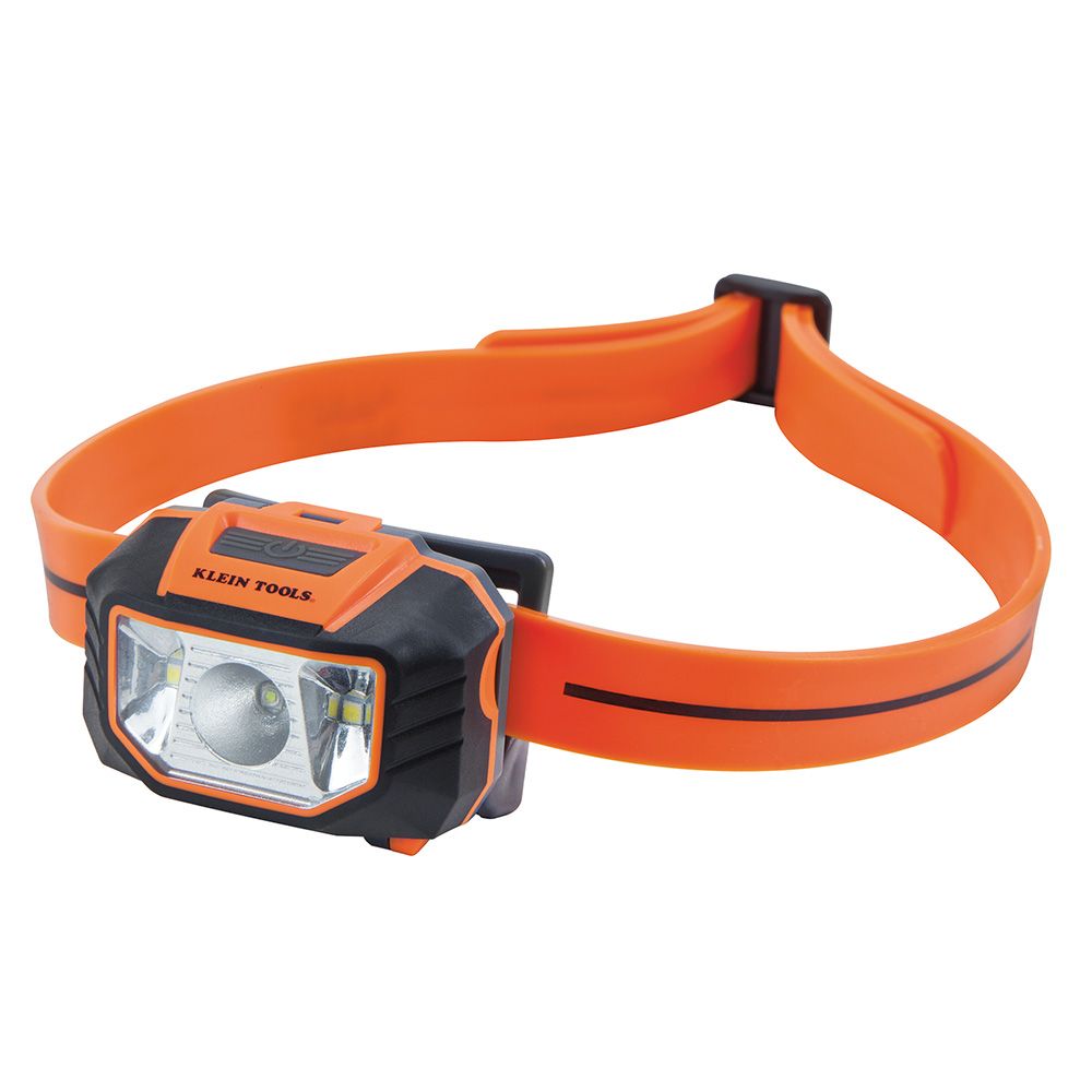 LED Headlamp with Silicone Hard Hat Strap - Klein Tools