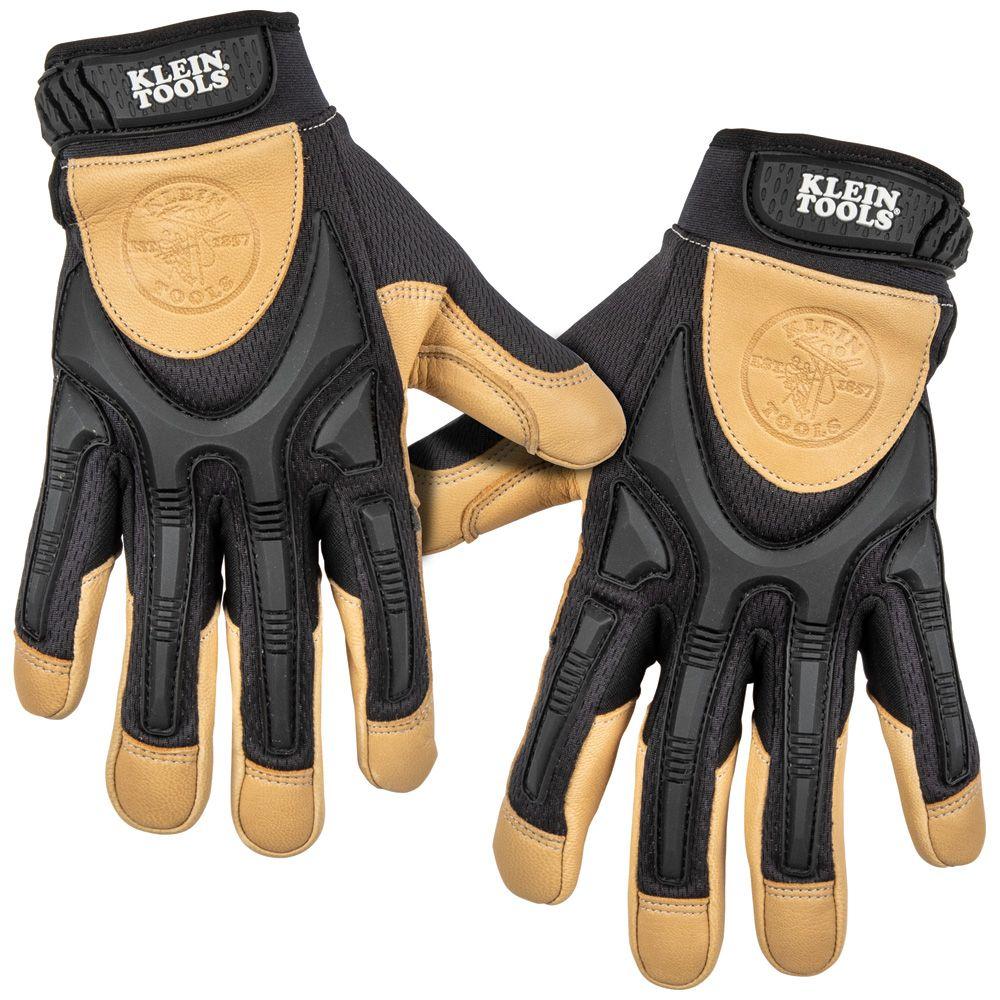Leather Work Gloves, Large, Pair - Klein Tools