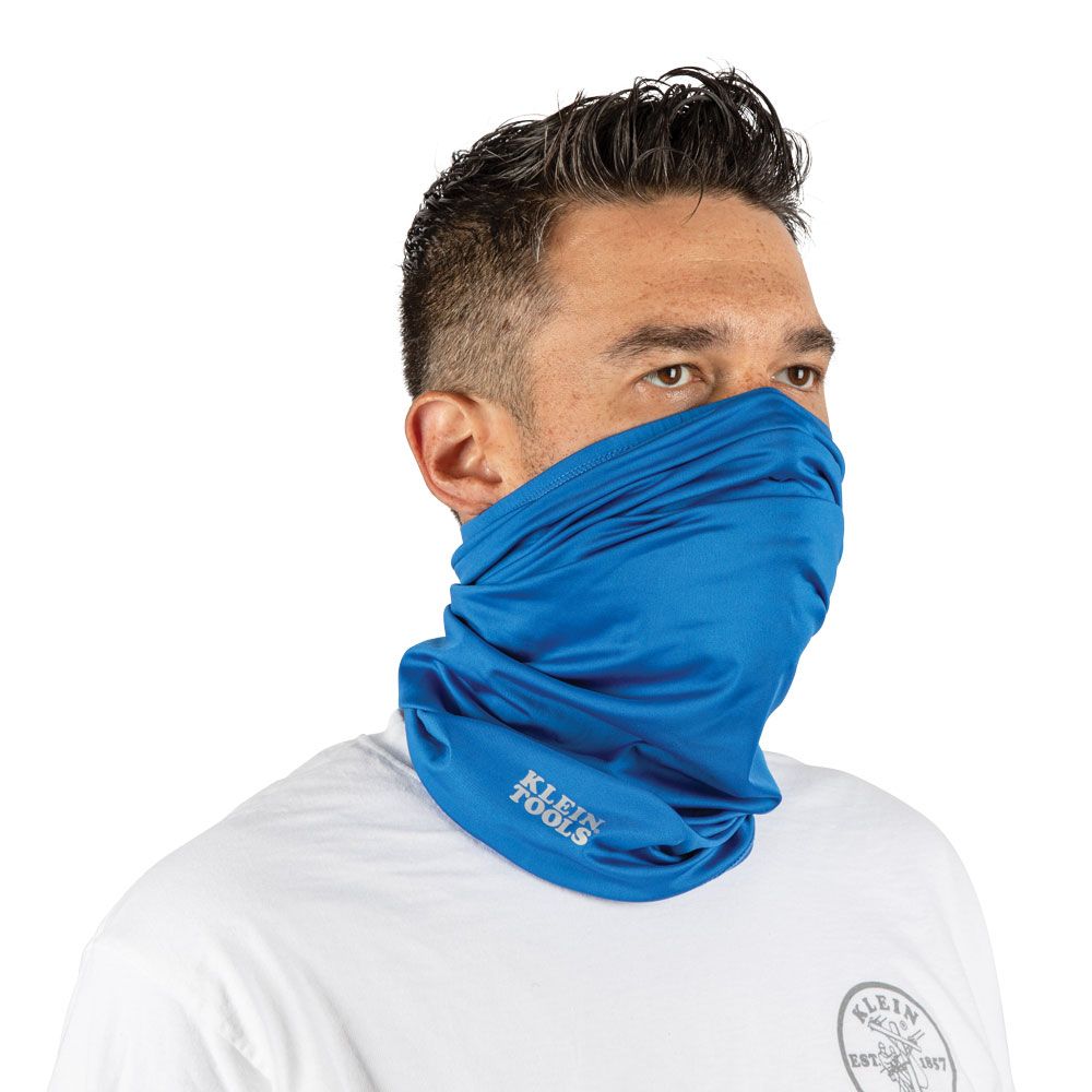 Klein Tools Neck and Face Cooling Band, Blue