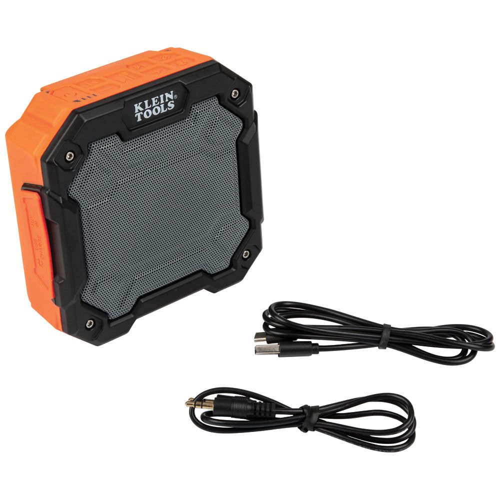 BluetoothÃ‚Â® Jobsite Speaker with Magnet and Hook - Klein Tools
