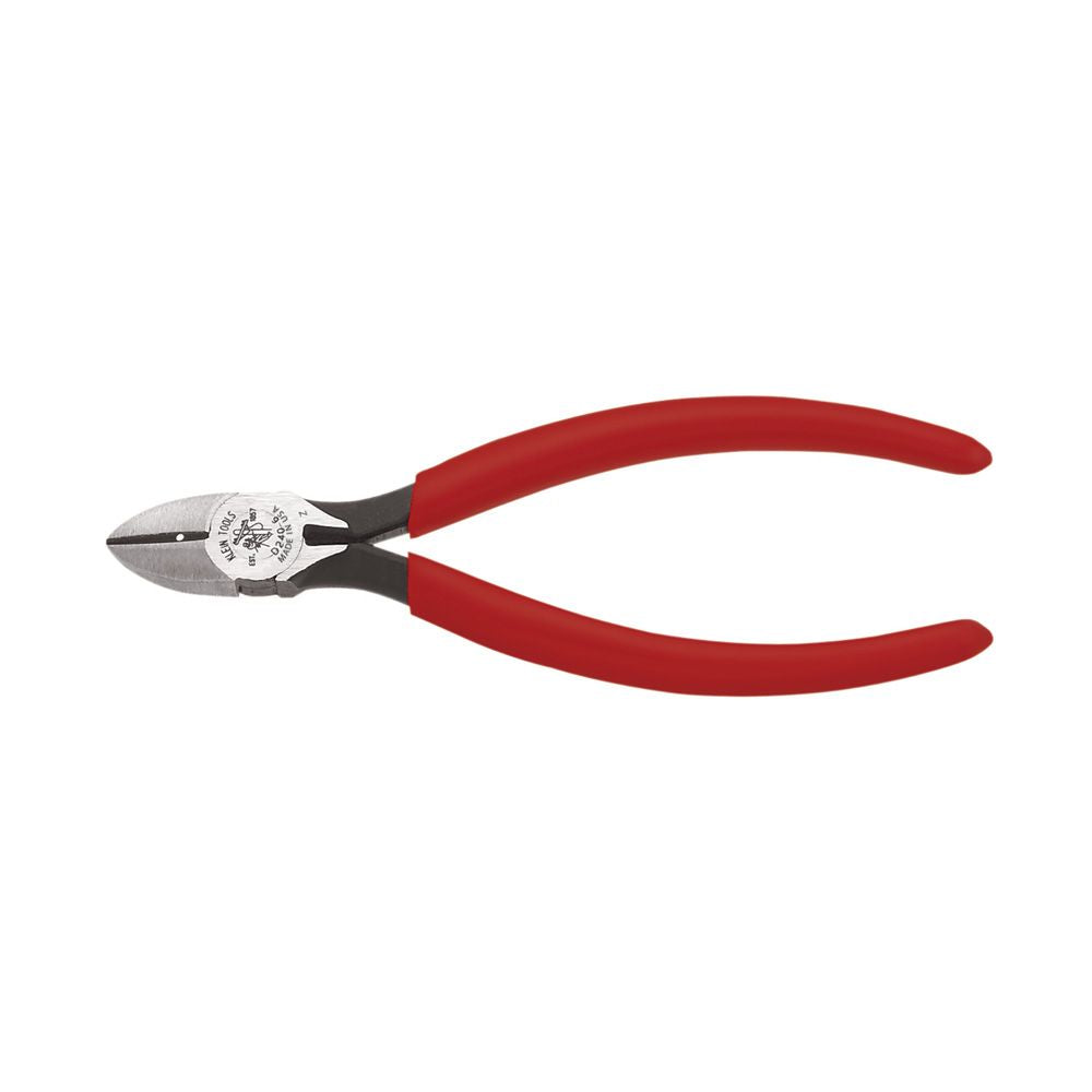 Klein Tools Diagonal Cutting Pliers, High-Leverage, Stripping, 6-Inch