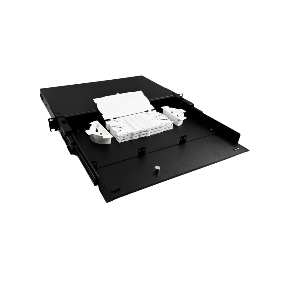 1U Sliding Fiber Patch Panel | 72 Fiber Capacity | LGX Compatible