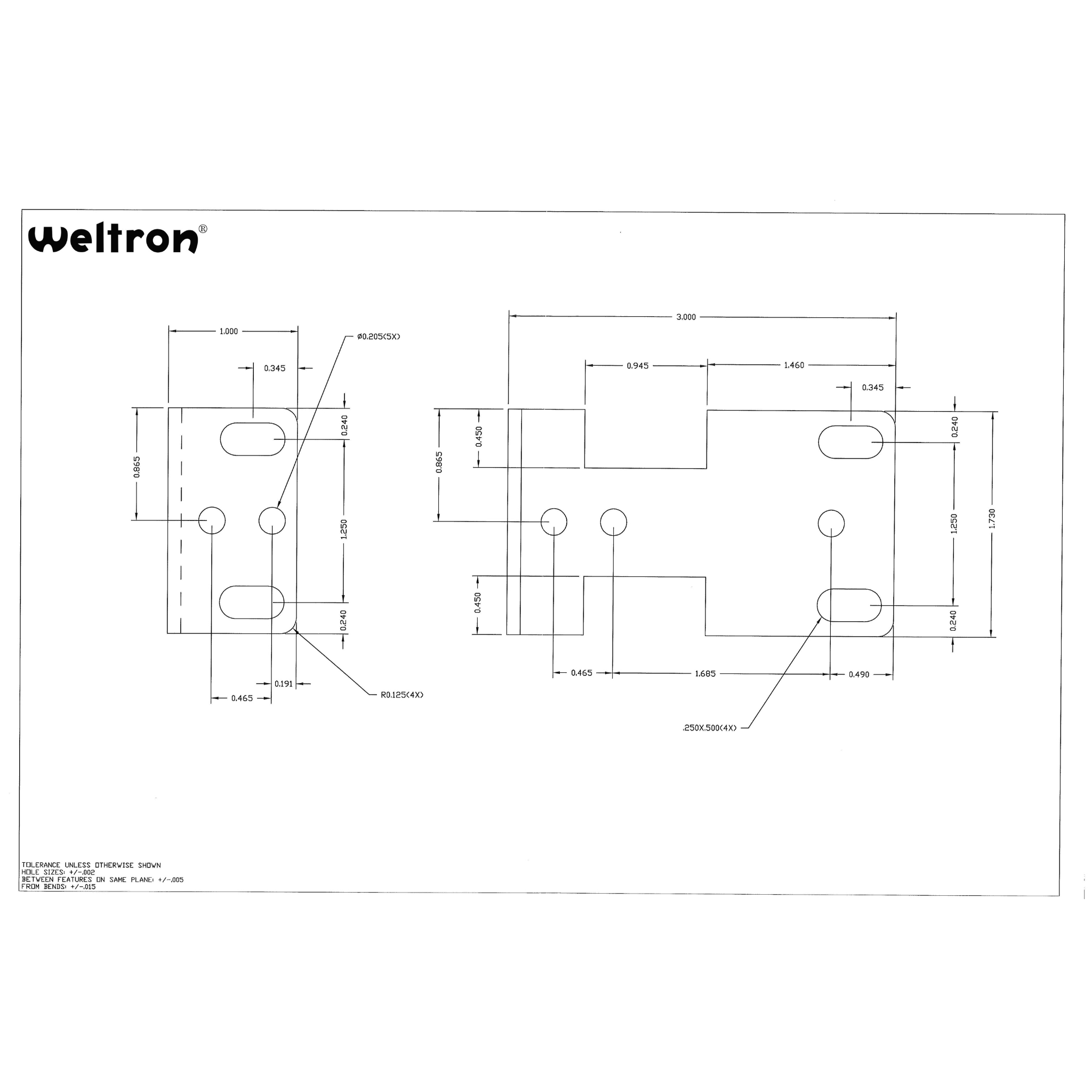 Weltron 24 Port Rack Mount Fiber Enclosure
