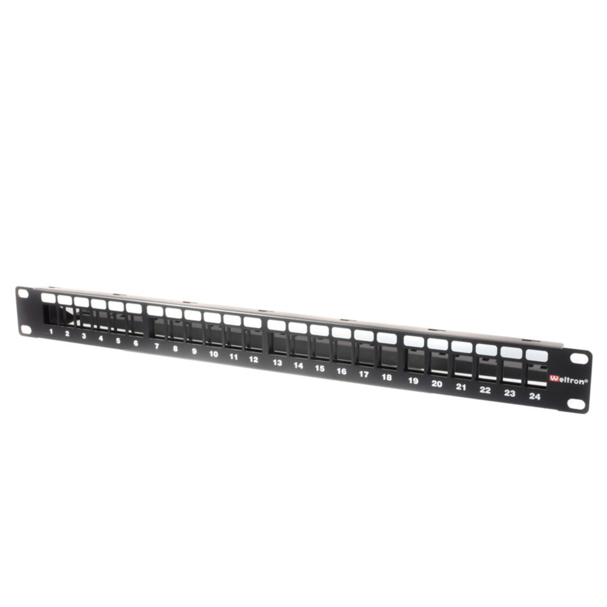 Weltron Rear Load Blank Patch Panel 24 Port