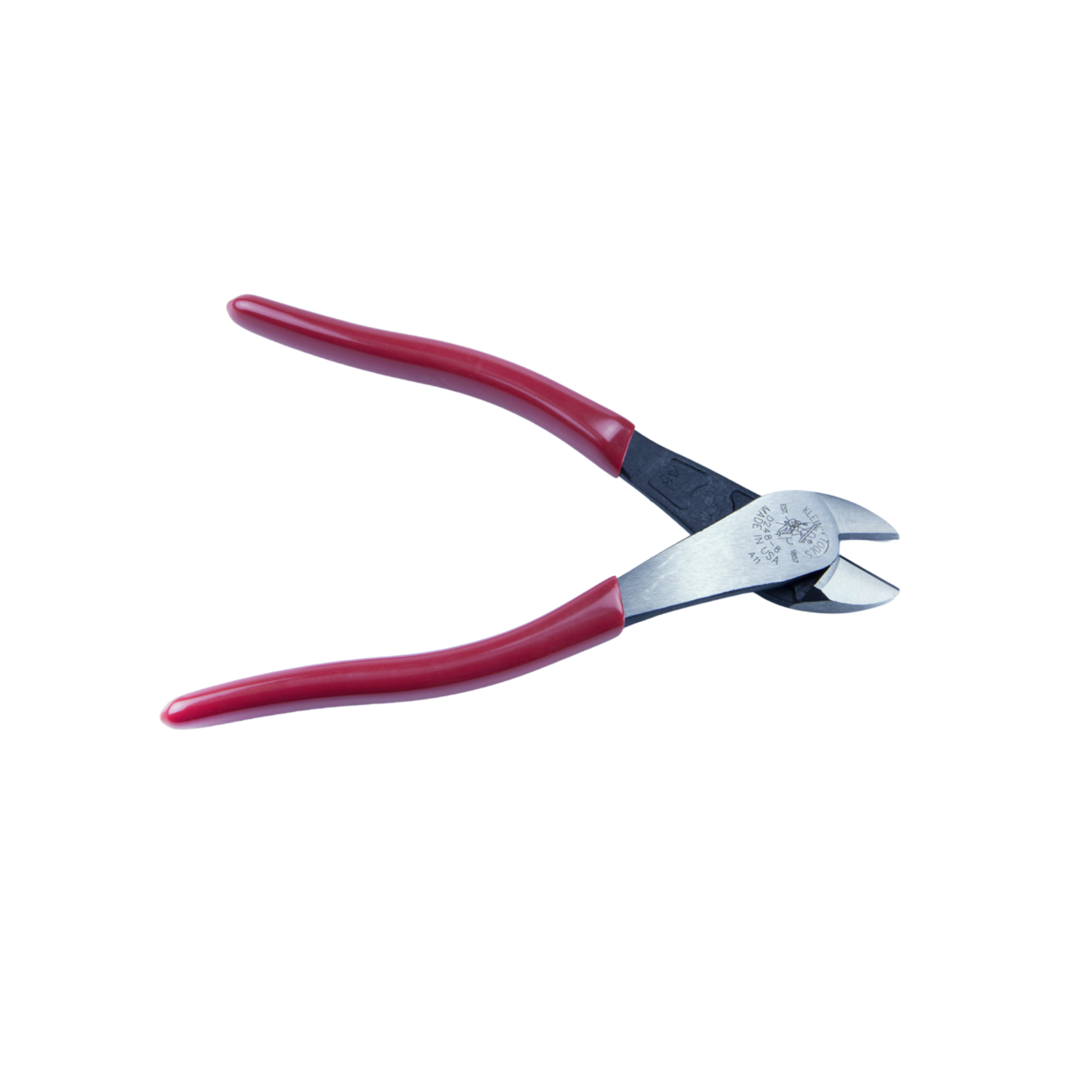 Klein Tools Diagonal Cutting Pliers, Angled Head, Short Jaw, 8-Inch