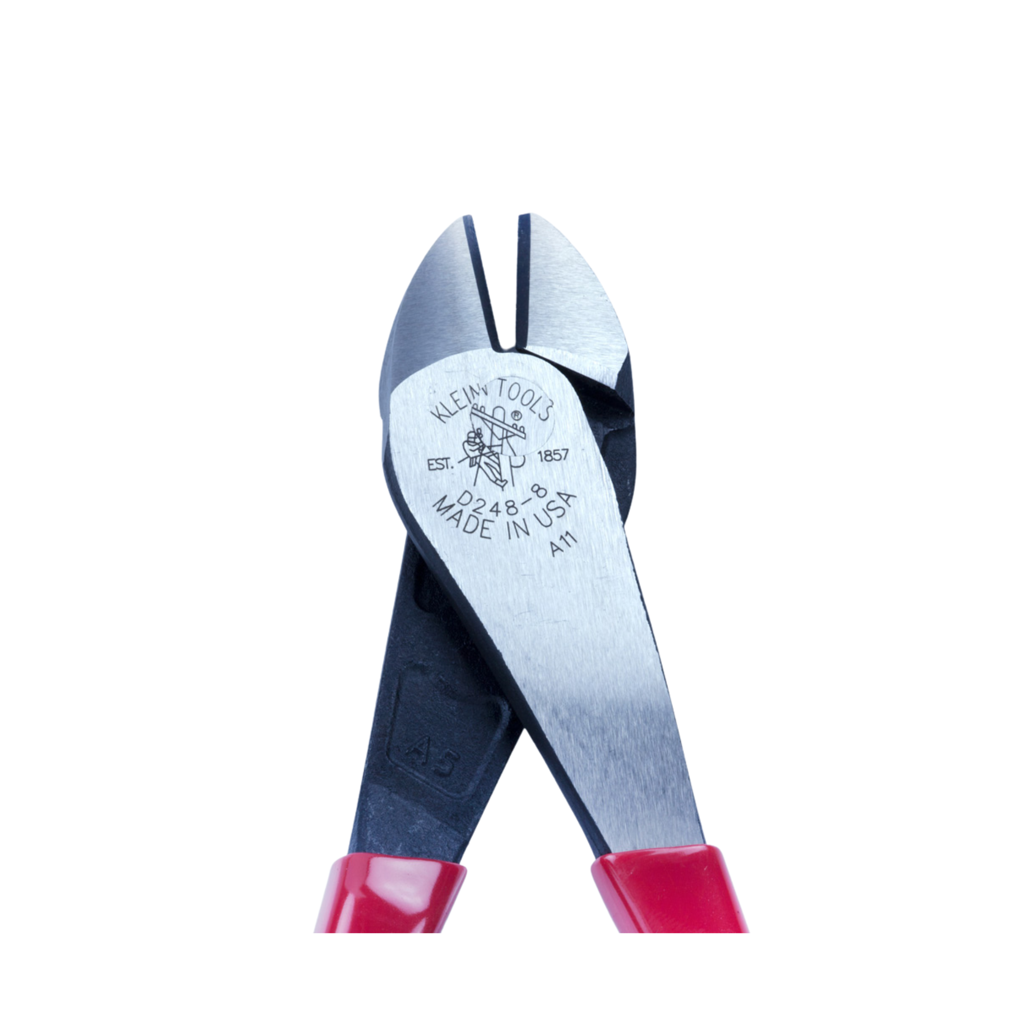 Klein Tools Diagonal Cutting Pliers, Angled Head, Short Jaw, 8-Inch