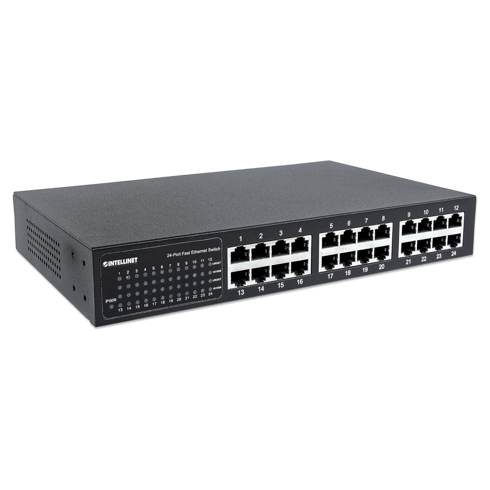 Intellinet 24-Port Web-Managed Gigabit Ethernet Switch with 2 SFP Ports