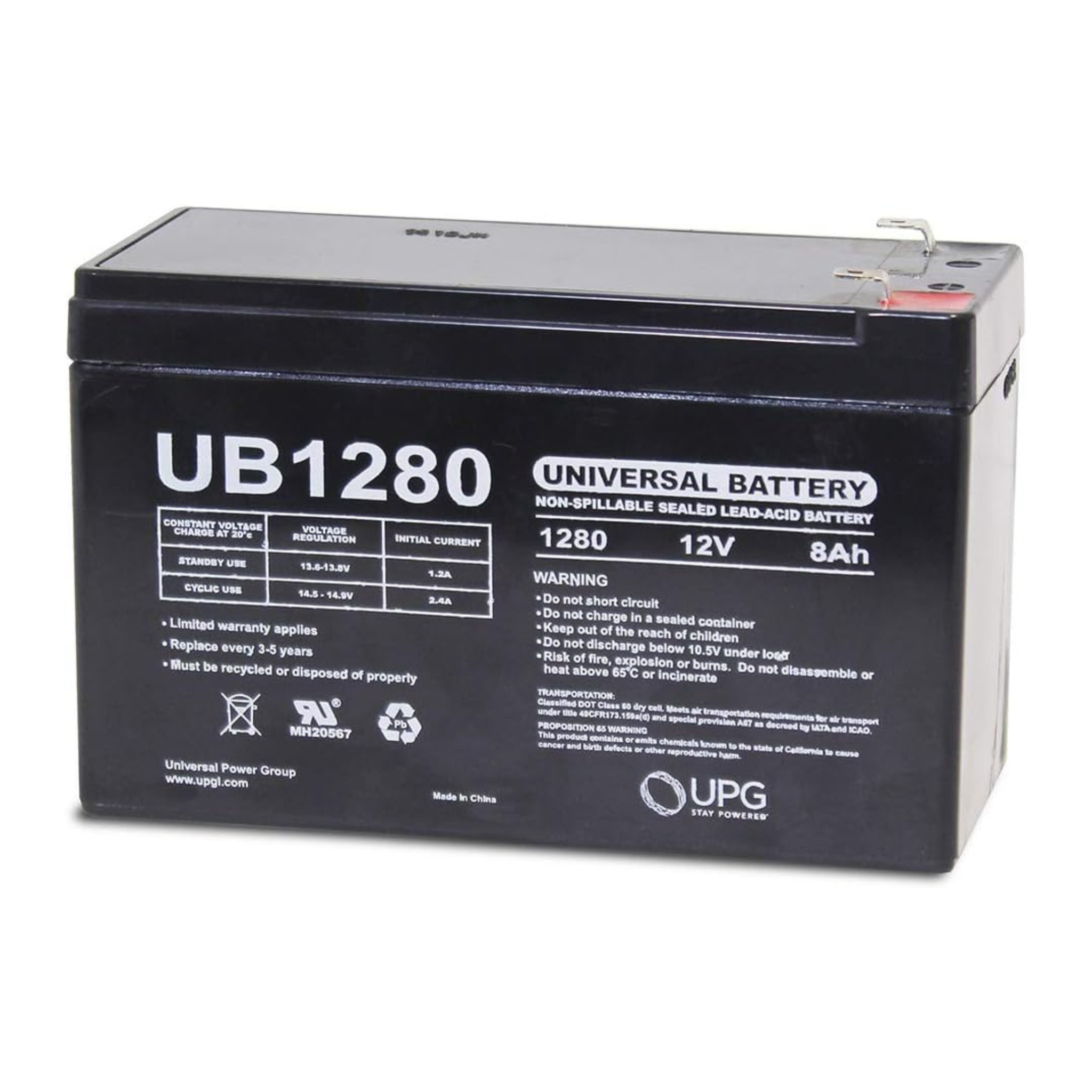 Batteries Seal Lead Acid Battery 12 Volt 8 AH T1 Terminal