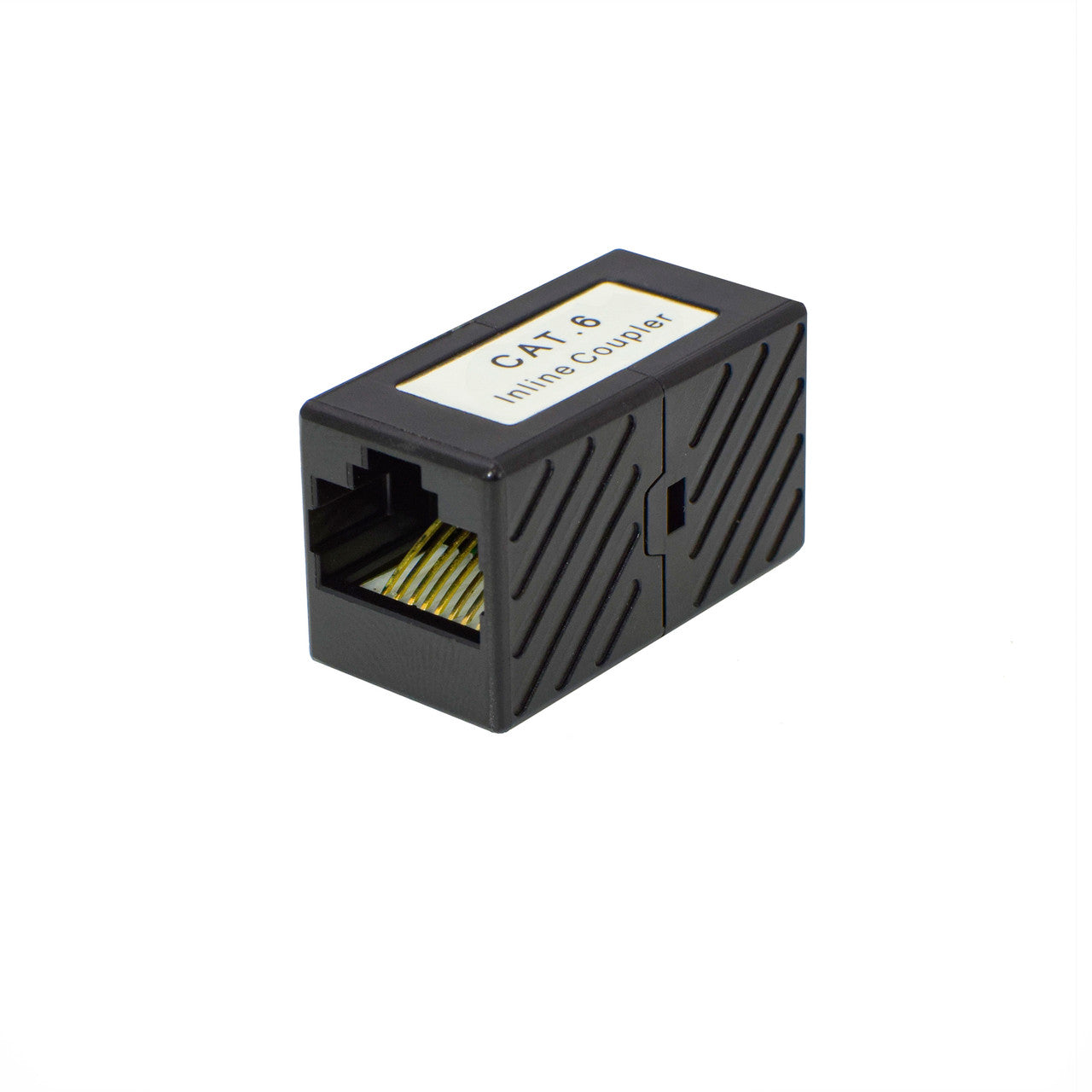 Weltron Cat6 Inline Coupler Black