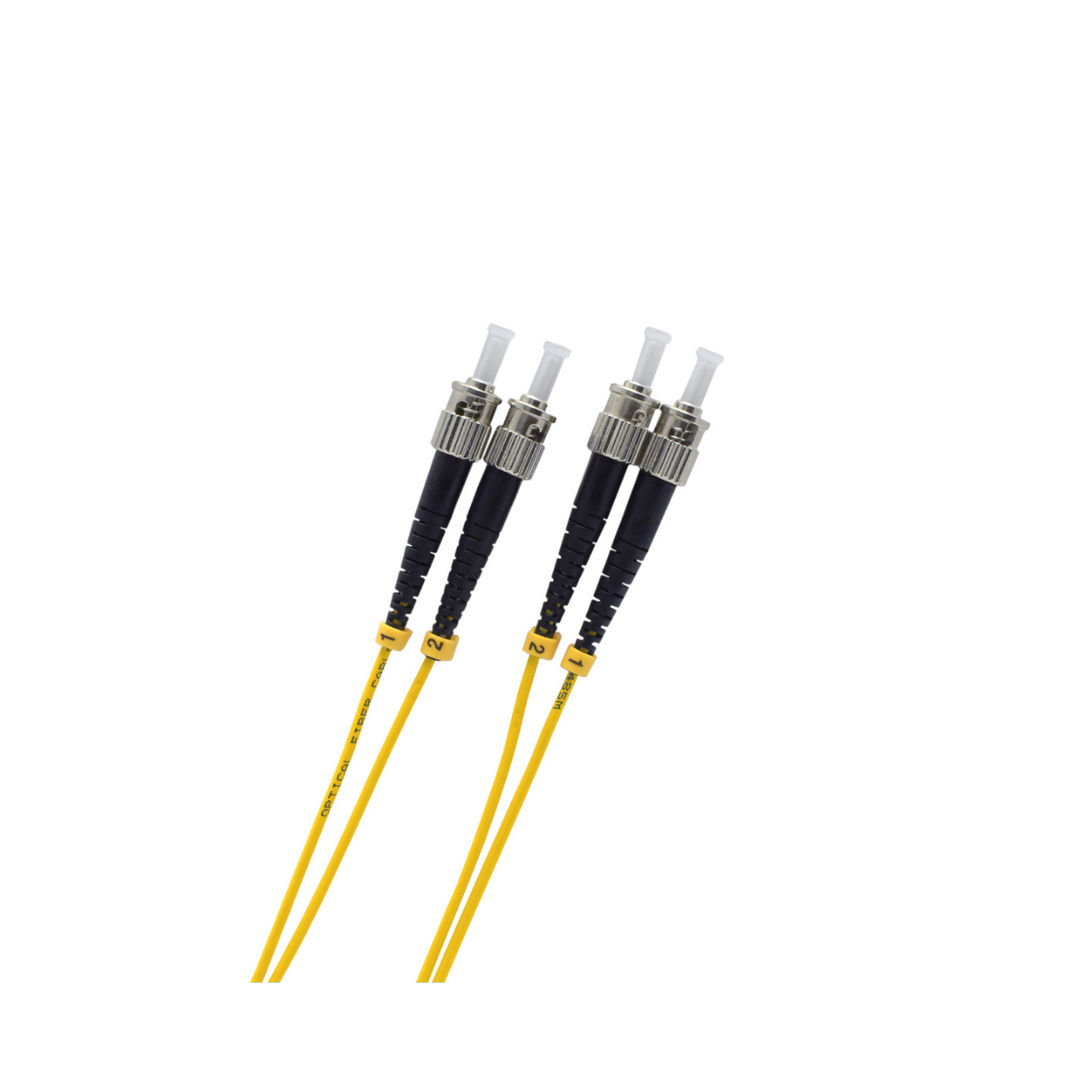 1 Meter ST/ST 9/125 Single-mode OS1 Duplex Fiber Patch Cable