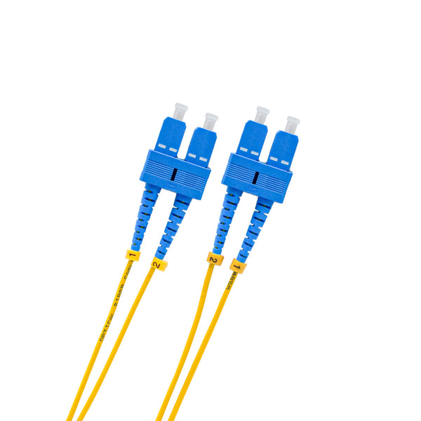 Weltron SC/SC 9/125 Single-mode OS1 Duplex Fiber Patch Cable