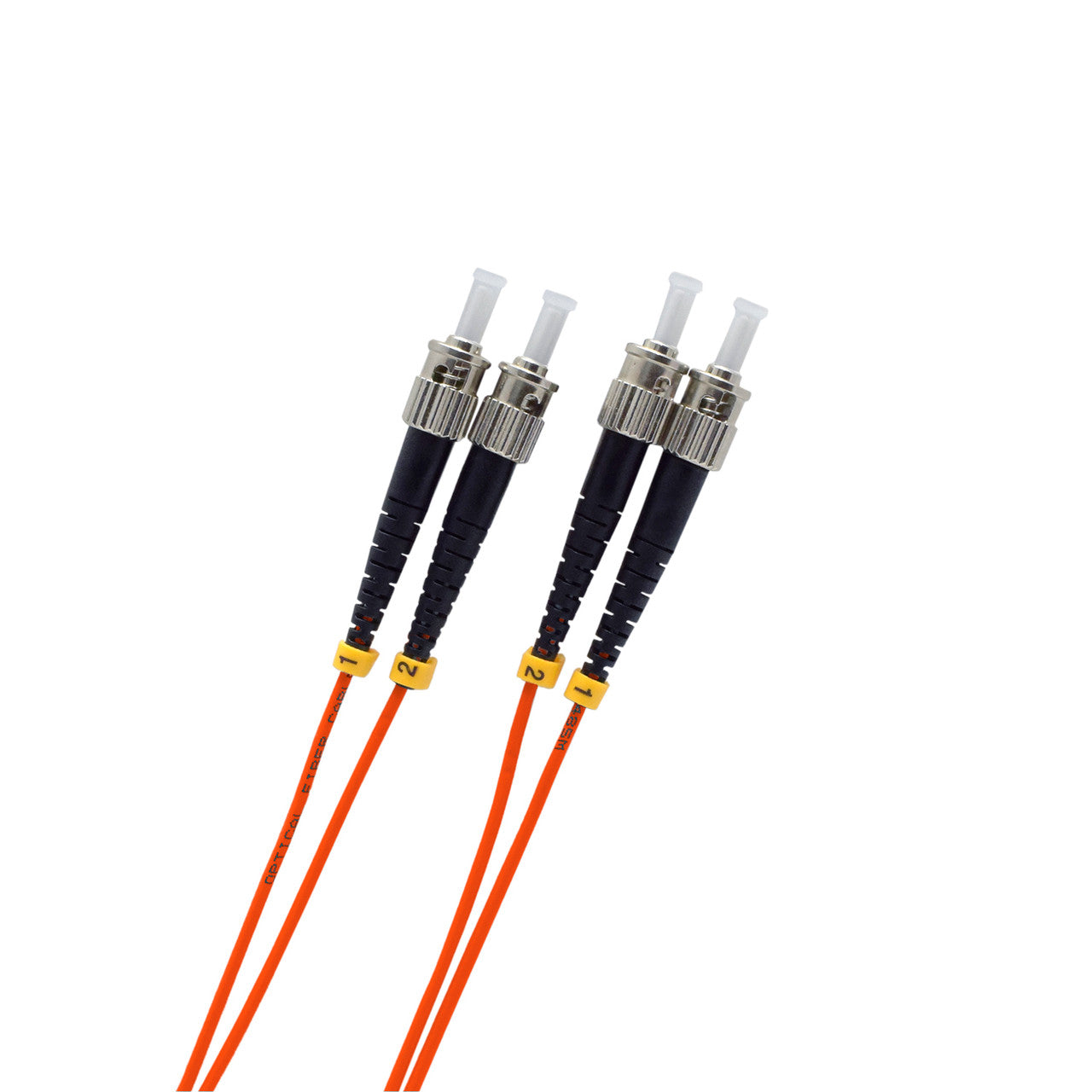 2 Meter ST/ST 62.5/125 Multimode OM1 Duplex Fiber Patch Cable