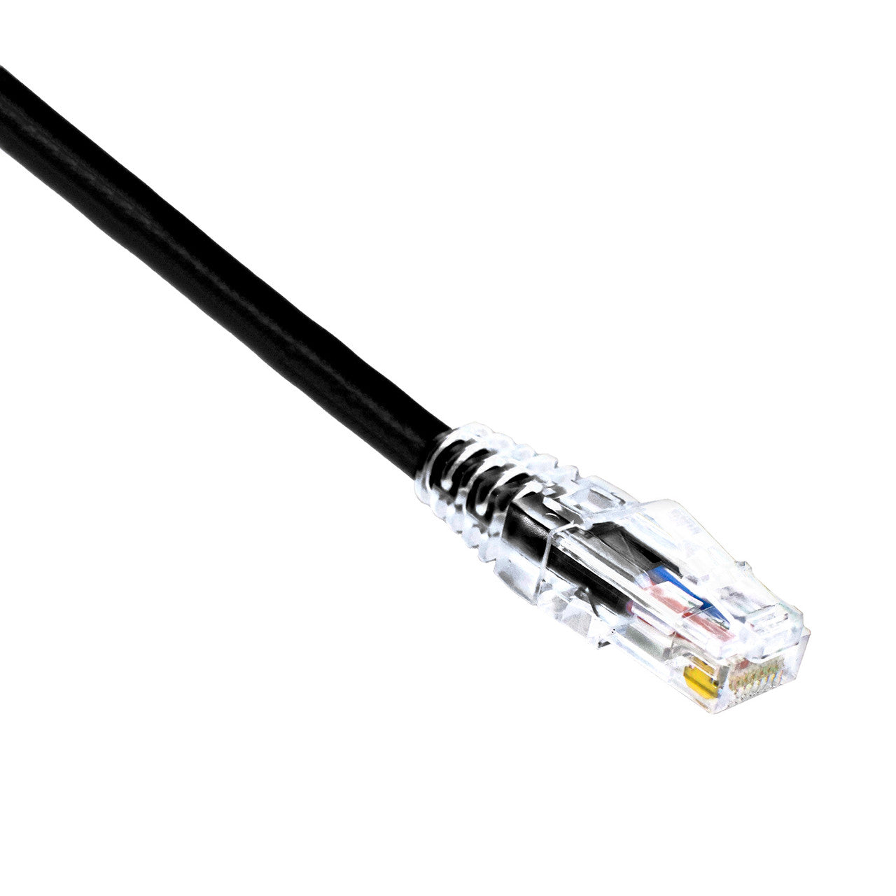 2FT Black Category 6A CM U/UTP 24AWG Patch Cable