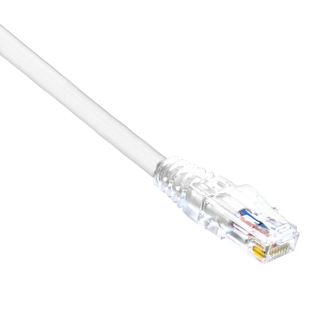 0.5FT White Category 6A CM U/UTP 24AWG Patch Cable