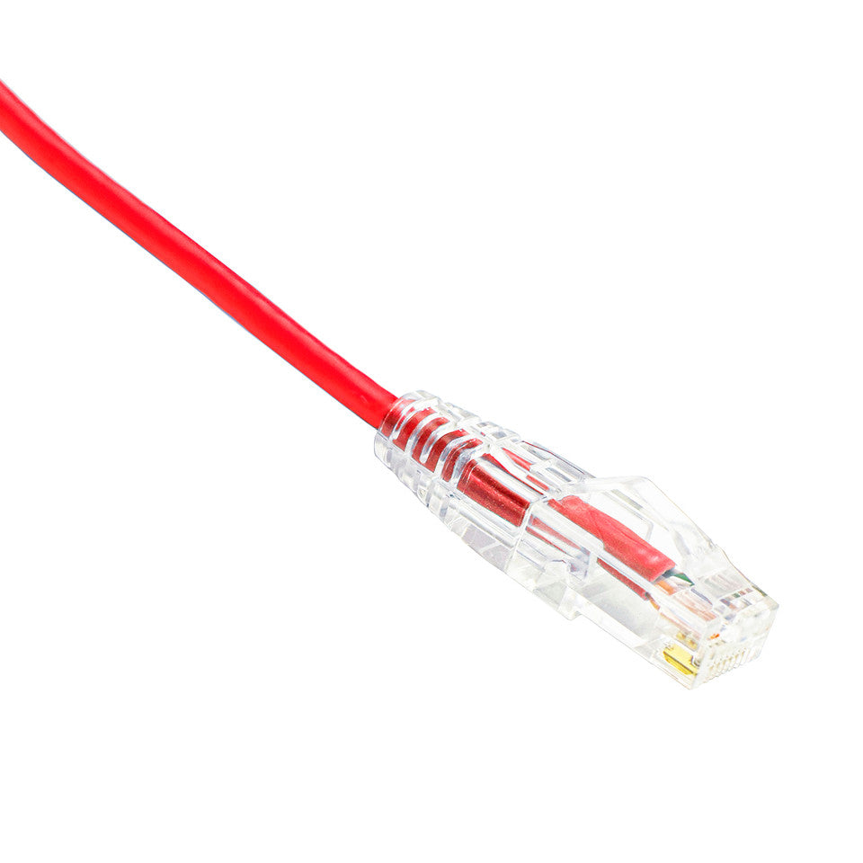 5FT Red Category 6 Slim CM U/UTP 28AWG Patch Cable