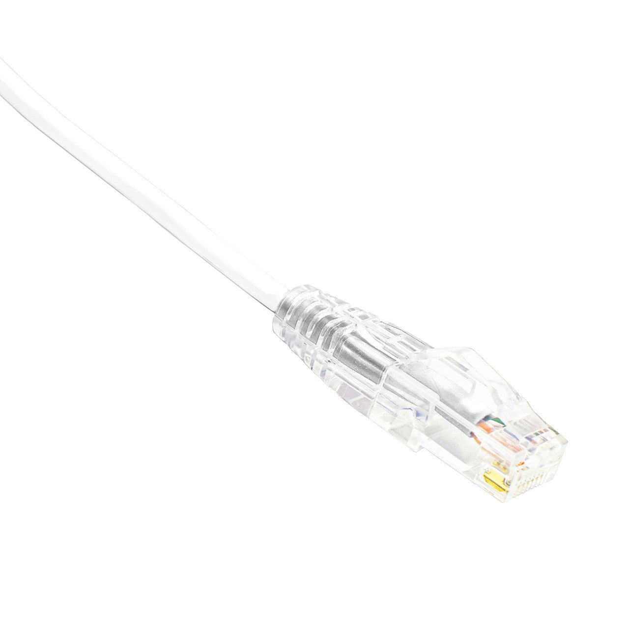0.5FT White Category 6 Slim CM U/UTP 28AWG Patch Cable