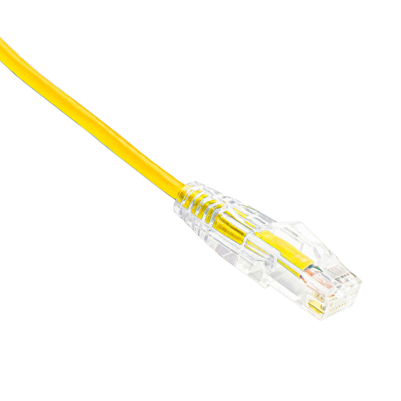 0.5FT Yellow Category 6 Slim CM U/UTP 28AWG Patch Cable