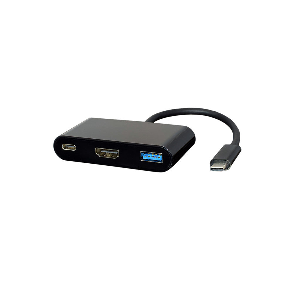 Weltron USB-C to HDMI, USB-A, USB-C Female Adapter
