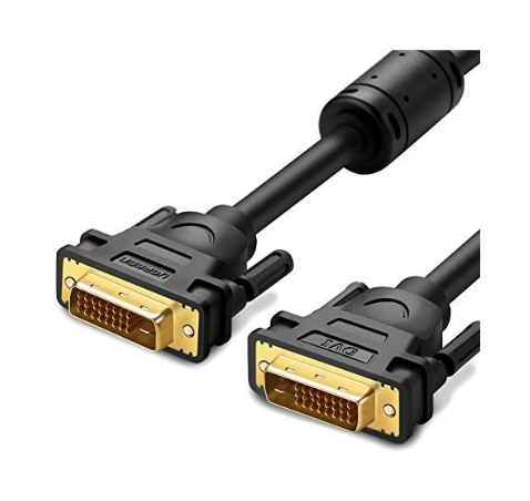Weltron DVI-D MALE TO DVI-D MALE Dual Cable, 3 Meters