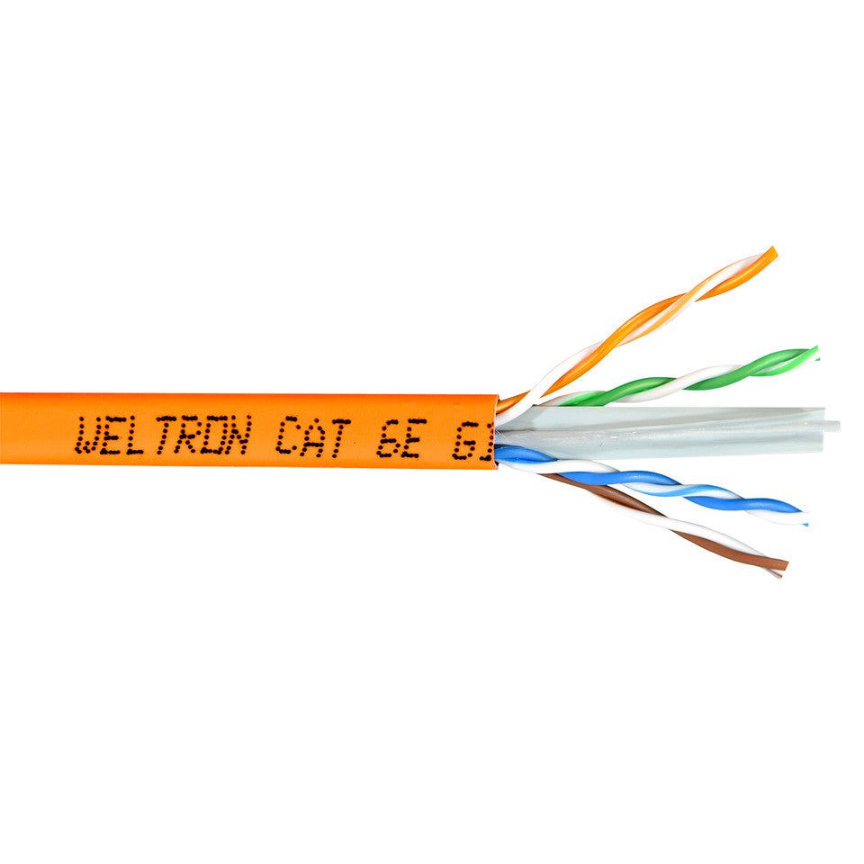 Weltron Category 6 U/UTP 23AWG Solid CMR Bulk Cable
